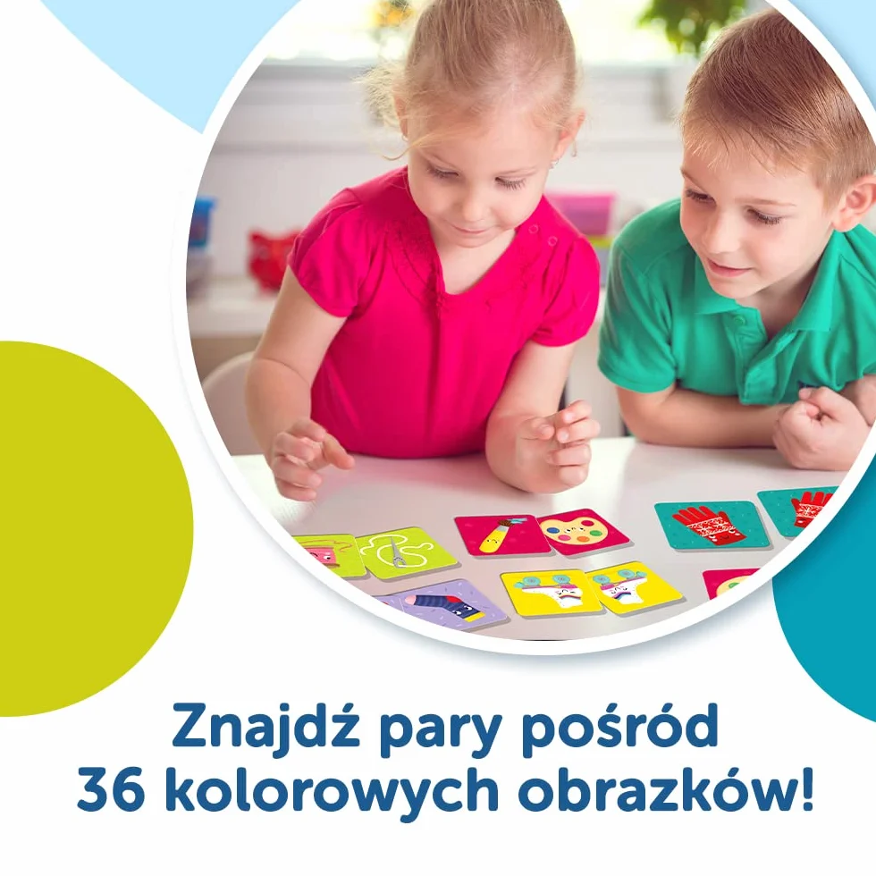 Trefl - Memos Classic & Plus, Ruch i dźwięk - Edukacyjna Gra Pamięciowa dla Maluchów, Odnajdywanie Par Obrazków, Naśladowanie Dźwięków i Ruchów, Różne Warianty Zabawy, Gra Memory dla Dzieci od 3 lat