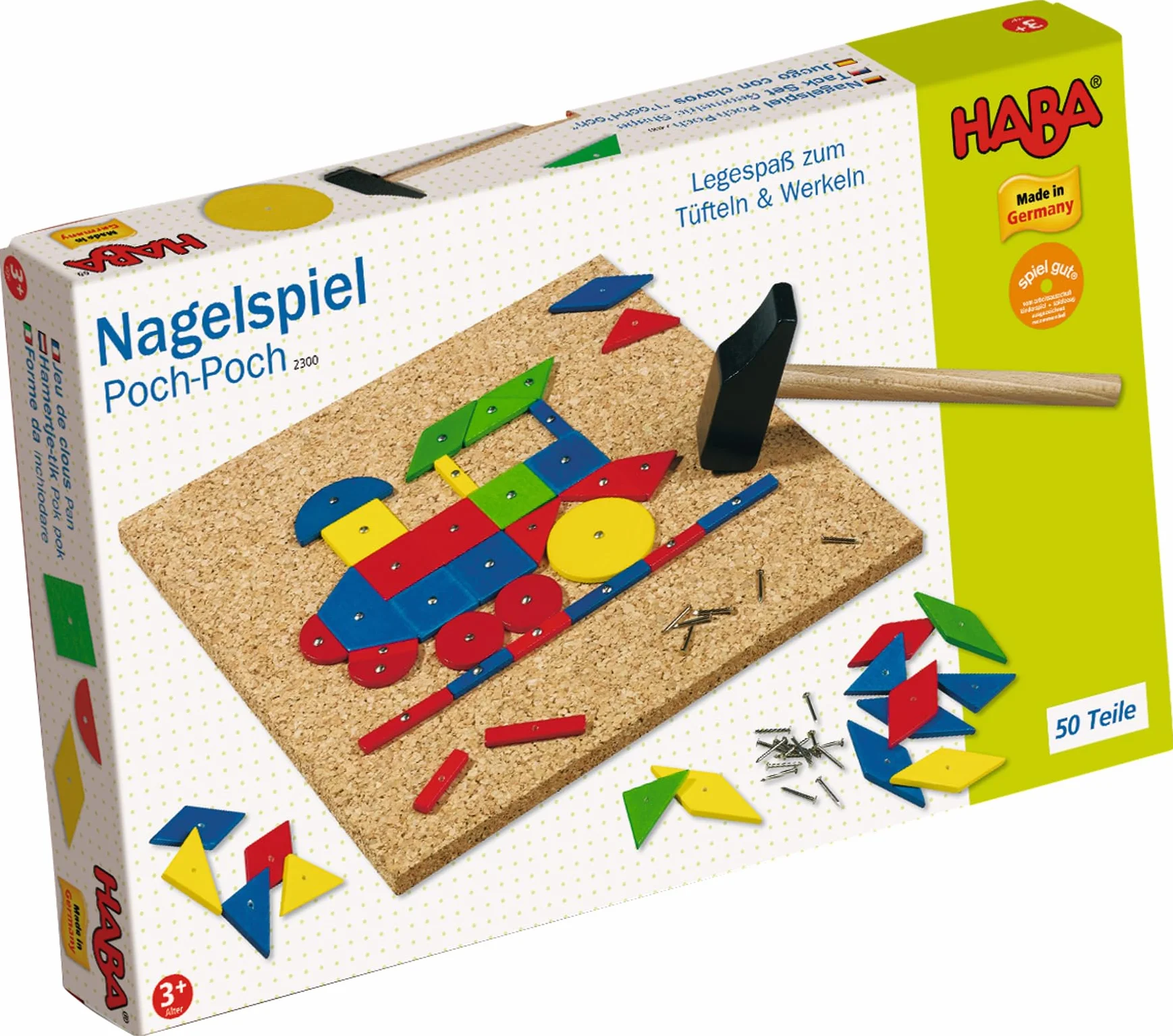 HABA 2300 Shape Tack Game, Ages 3 and Up (Made in Germany)