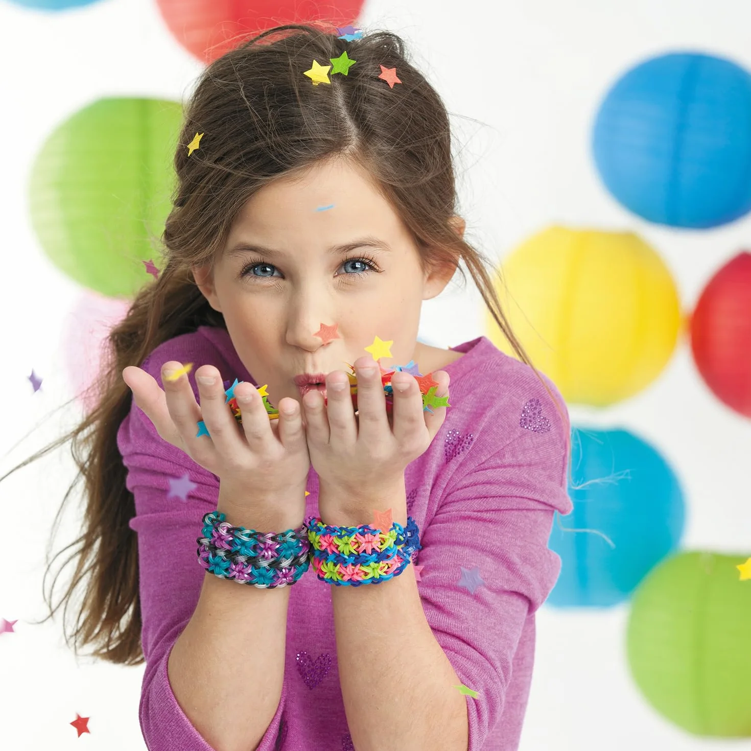 Bandai - Rainbow Loom Boutique – automatyczny zestaw do produkcji bransoletek z gumowych taśm - kreatywne hobby - zawiera 4000 gumowych taśm, haczyków - zabawka dla dzieci od 7 lat - CD0186
