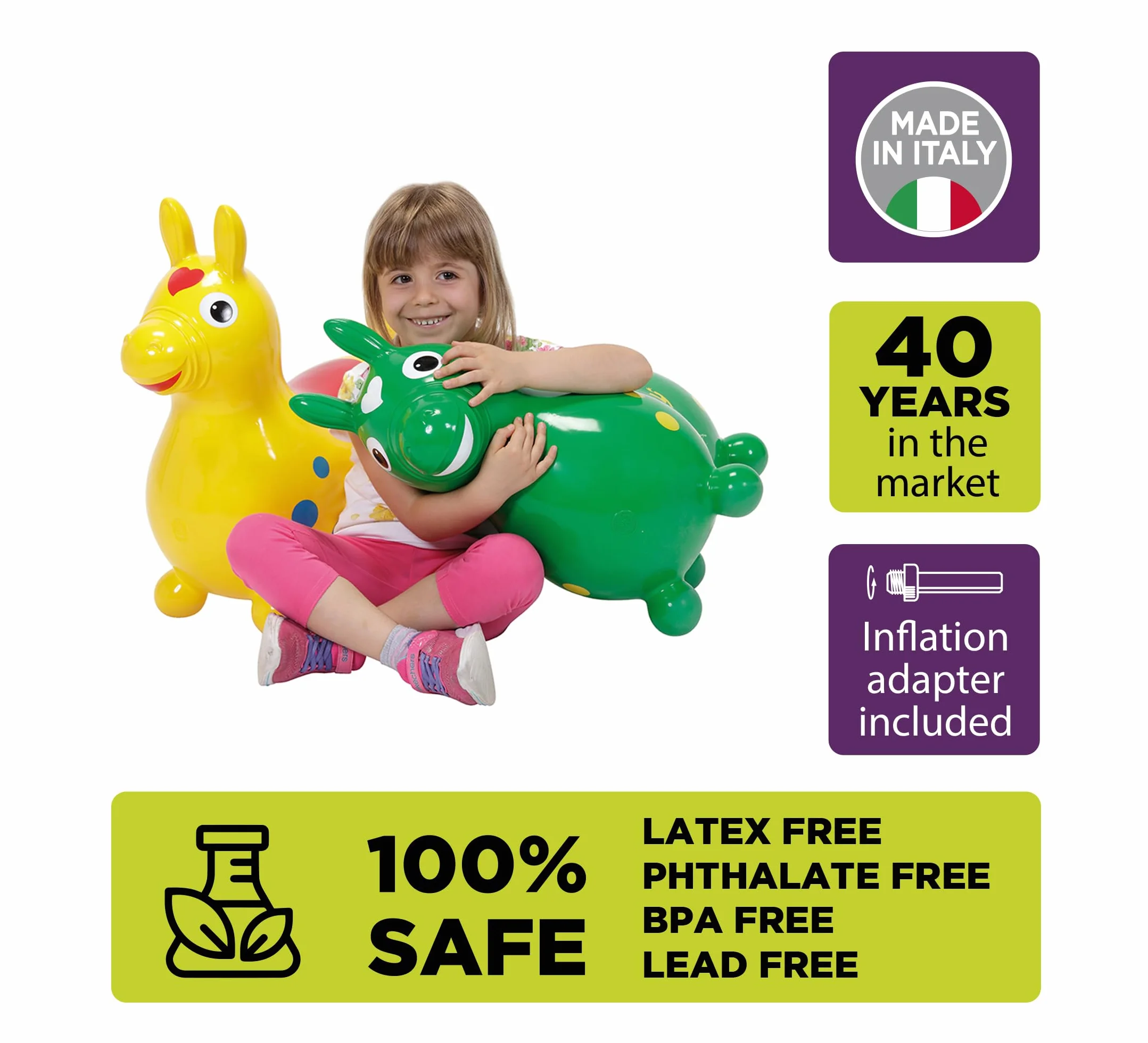 GYMNIC - Rody Jumping Horse Green