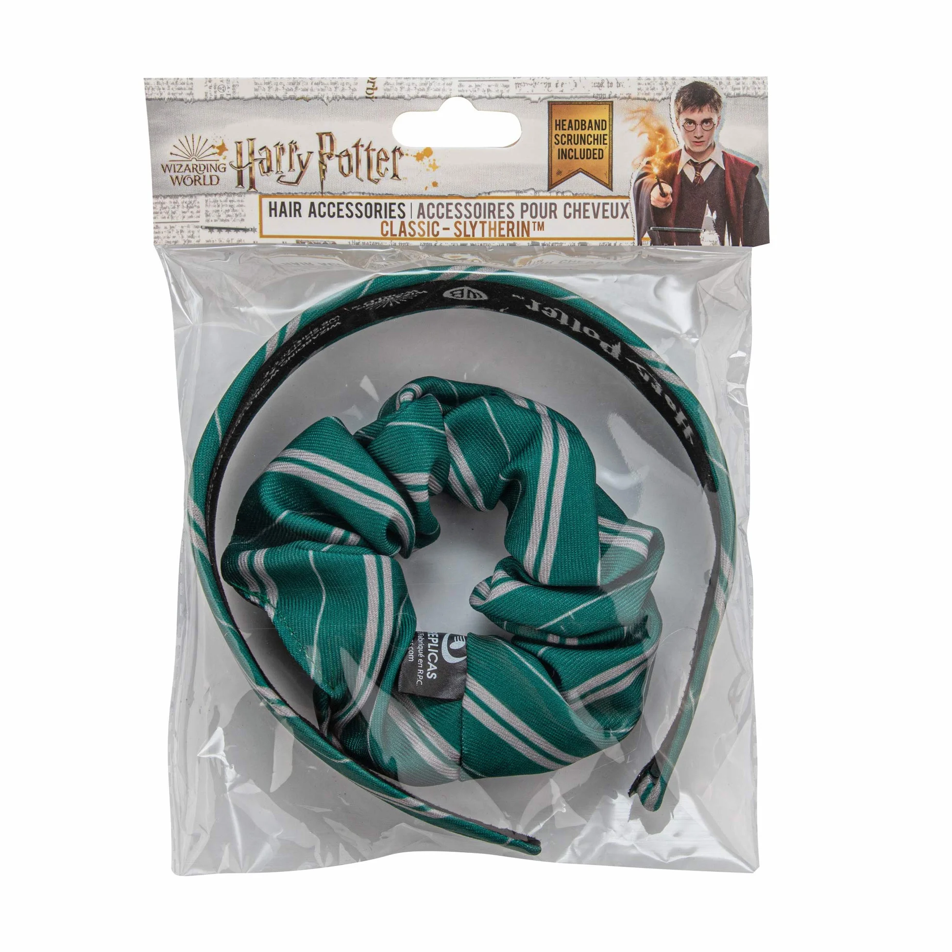 Cinereplicas Harry Potter - Akcesoria do włosów Klasyczny Slytherin - Zestaw 2 sztuk - Oficjalna licencja
