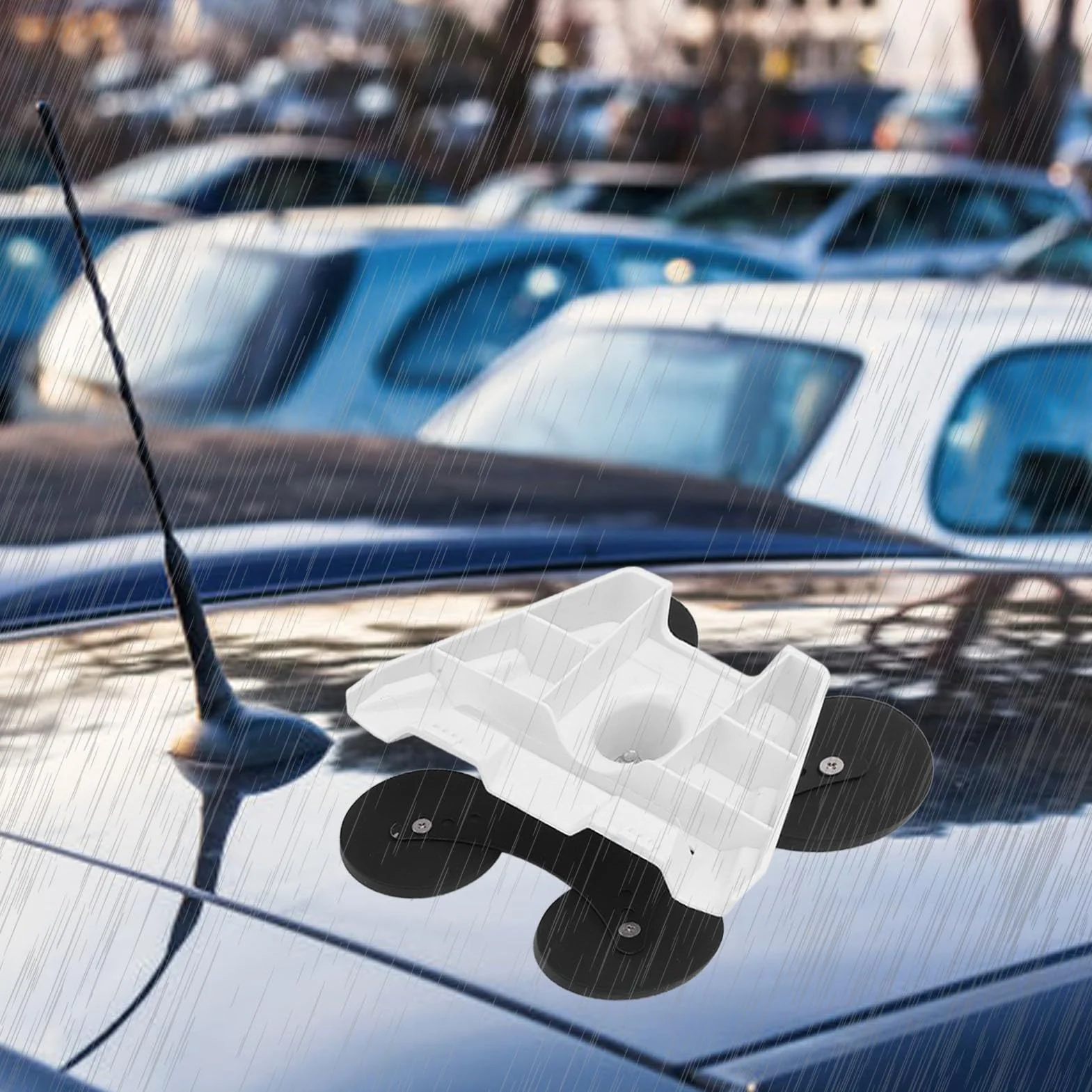 Base Mini, Zestaw do Montażu na Dachu Samochodu do Mini Satelity Internetowego, Magnetyczny Uchwyt Montażowy ze Stali Nierdzewnej ze śrubą i nakrętką