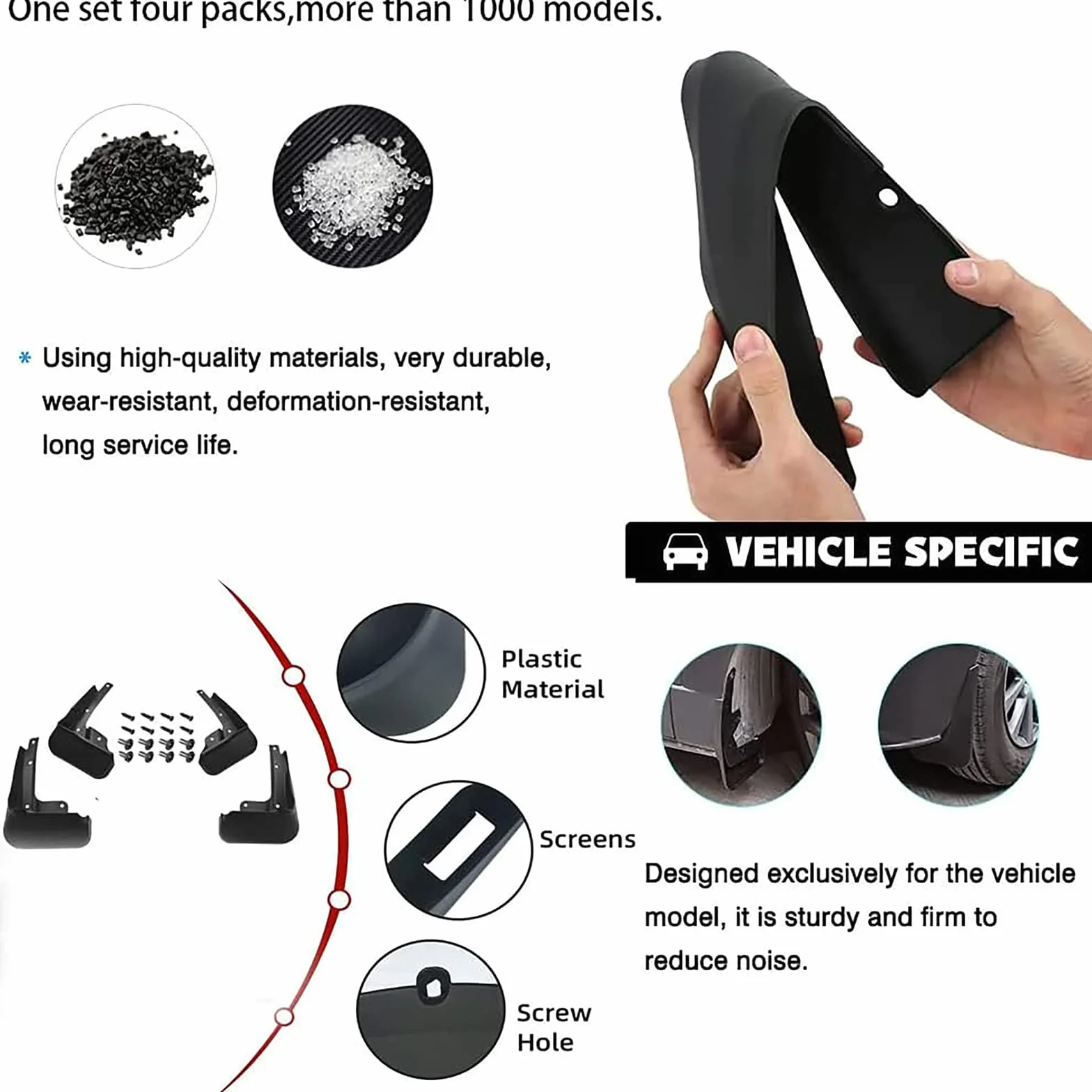 Samochodowe błotniki do Volvo XC60 2010-2024 przedni zestaw błotników tylnych koła opony nadkola błotniki 4-PC pełna ochrona akcesoria samochodowe,Prezenty 1 Car Wash Towel,2010~2013