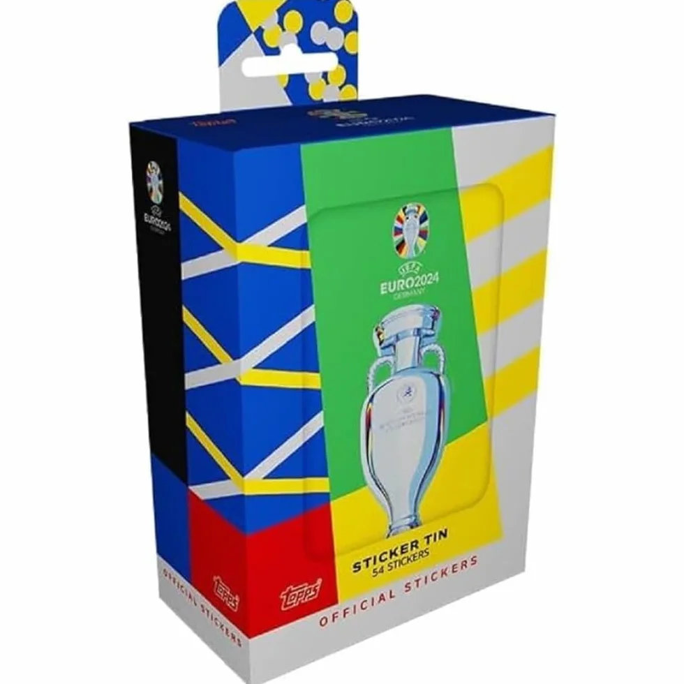Topps Oficjalna kolekcja naklejek Euro 2024 - zawiera 54 naklejki Euro 2024.