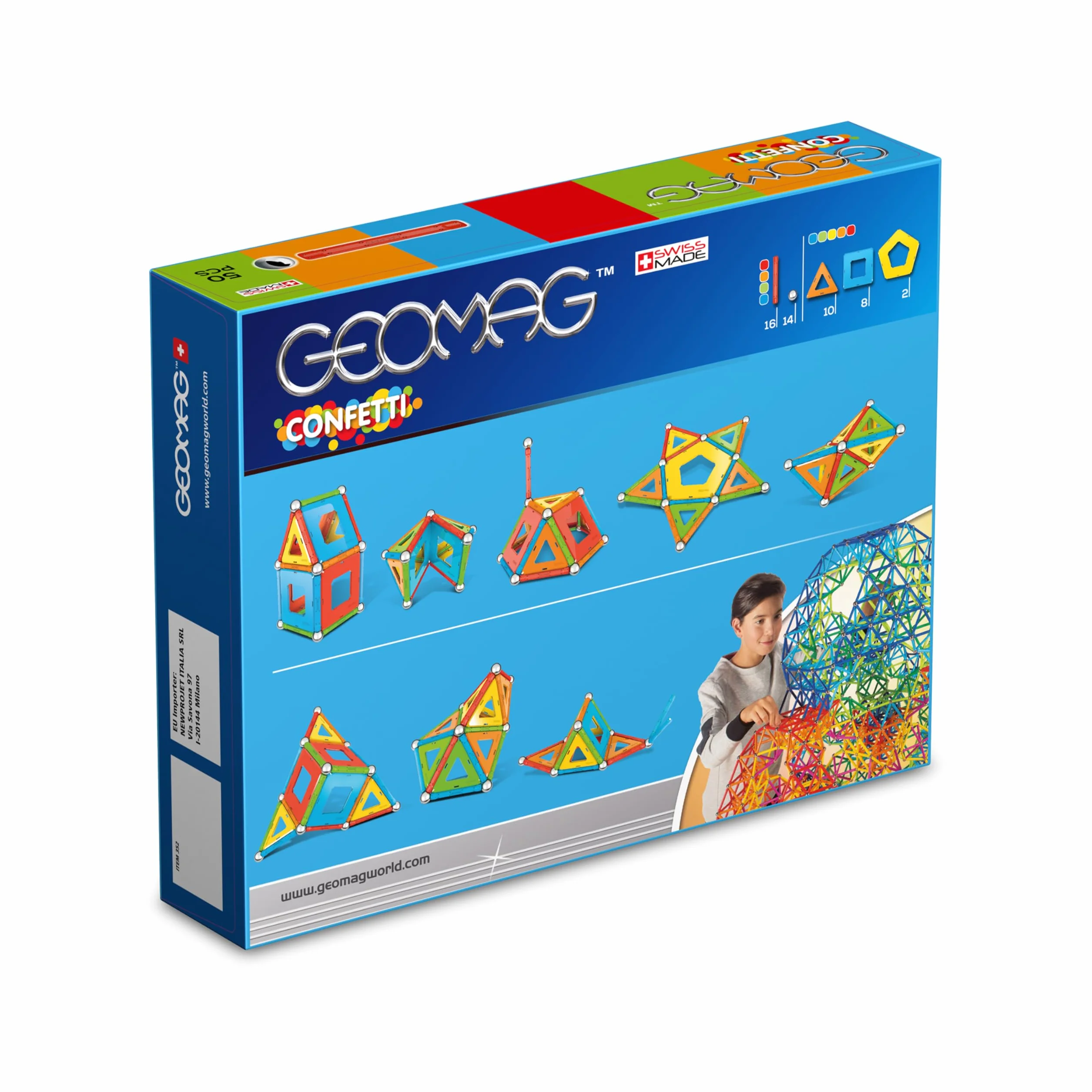 Geomag 00352 Confetti 50-częściowy zestaw