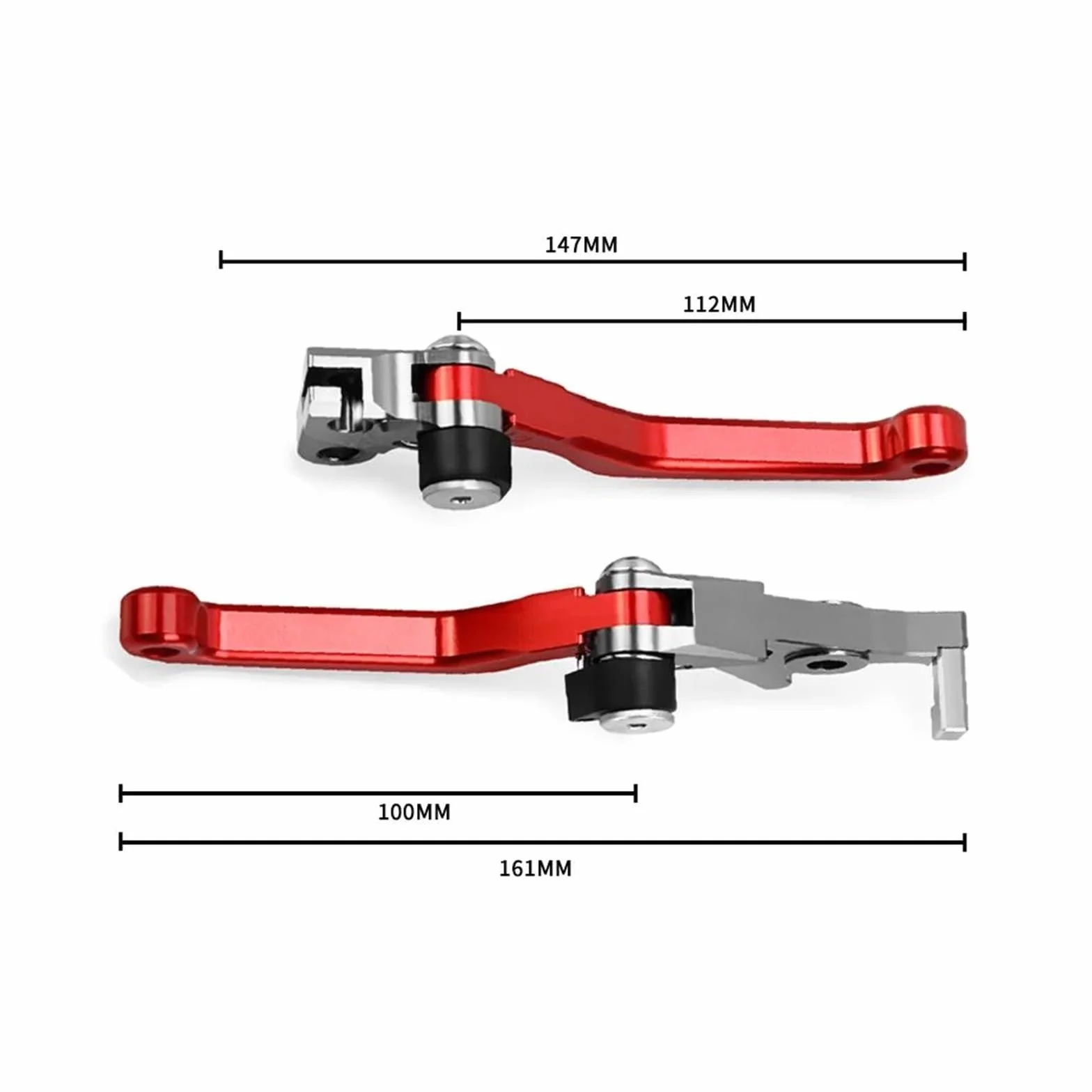 dźwignia sprzęgła hamulca motocykl Do HONDA CRF300L CRF 300L CRF300 L 2022 Motorcoss Accessories CNC Pit DirtBike Pivot Składane Dźwignie Hamulca I Sprzęgła uchwyt sprzęgła(A pair gray)