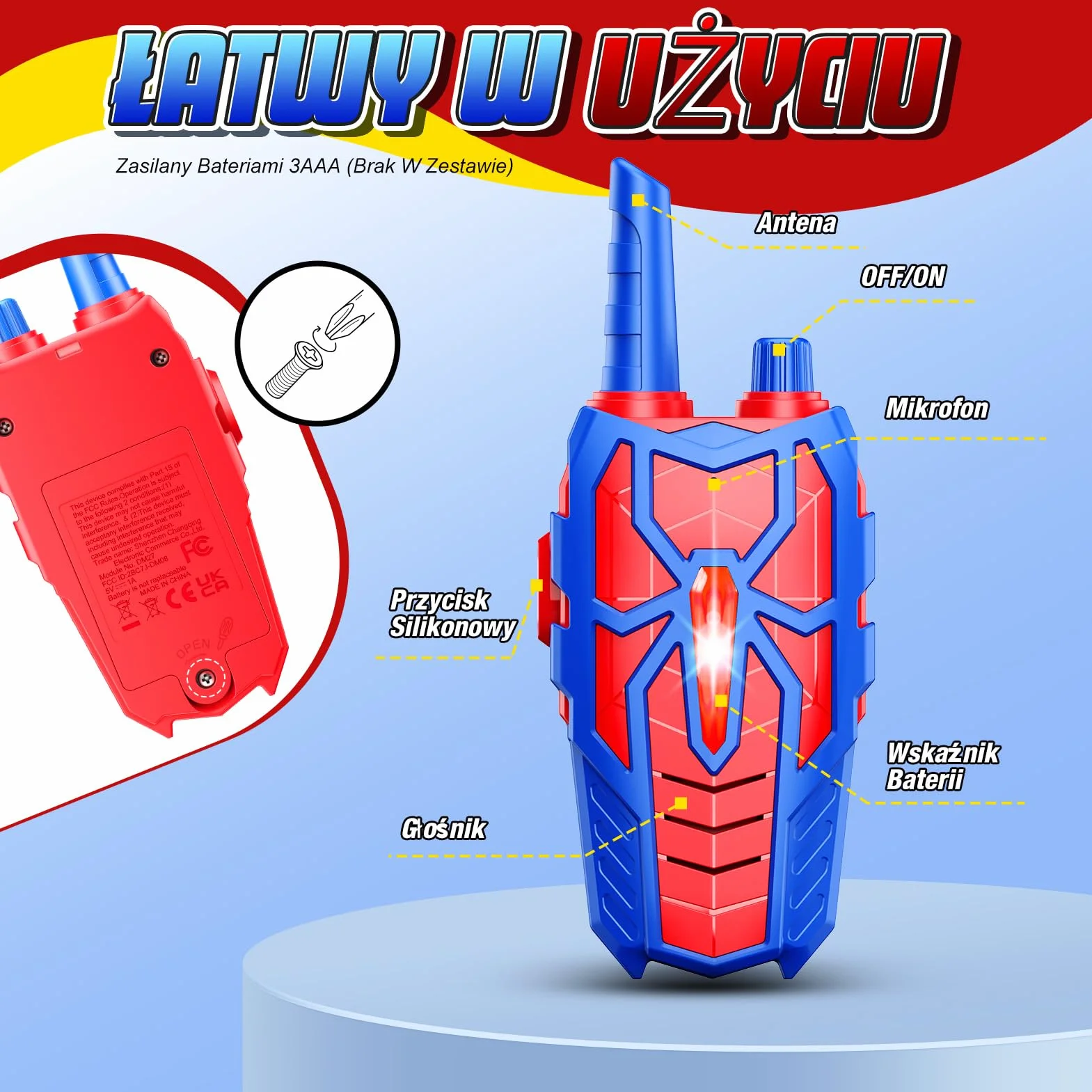Zabawki Dla Dzieci od 3 4 5 6 7 8 9 10 Lat, Walkie Talkie Prezent 3-10 Lat Chłopiec Walky Talky Zabawki Dla Dzieci na świeżym Powietrzu od 3-10 Lat Dziewczynka Prezent Urodzinowy Dla Dziewczyn
