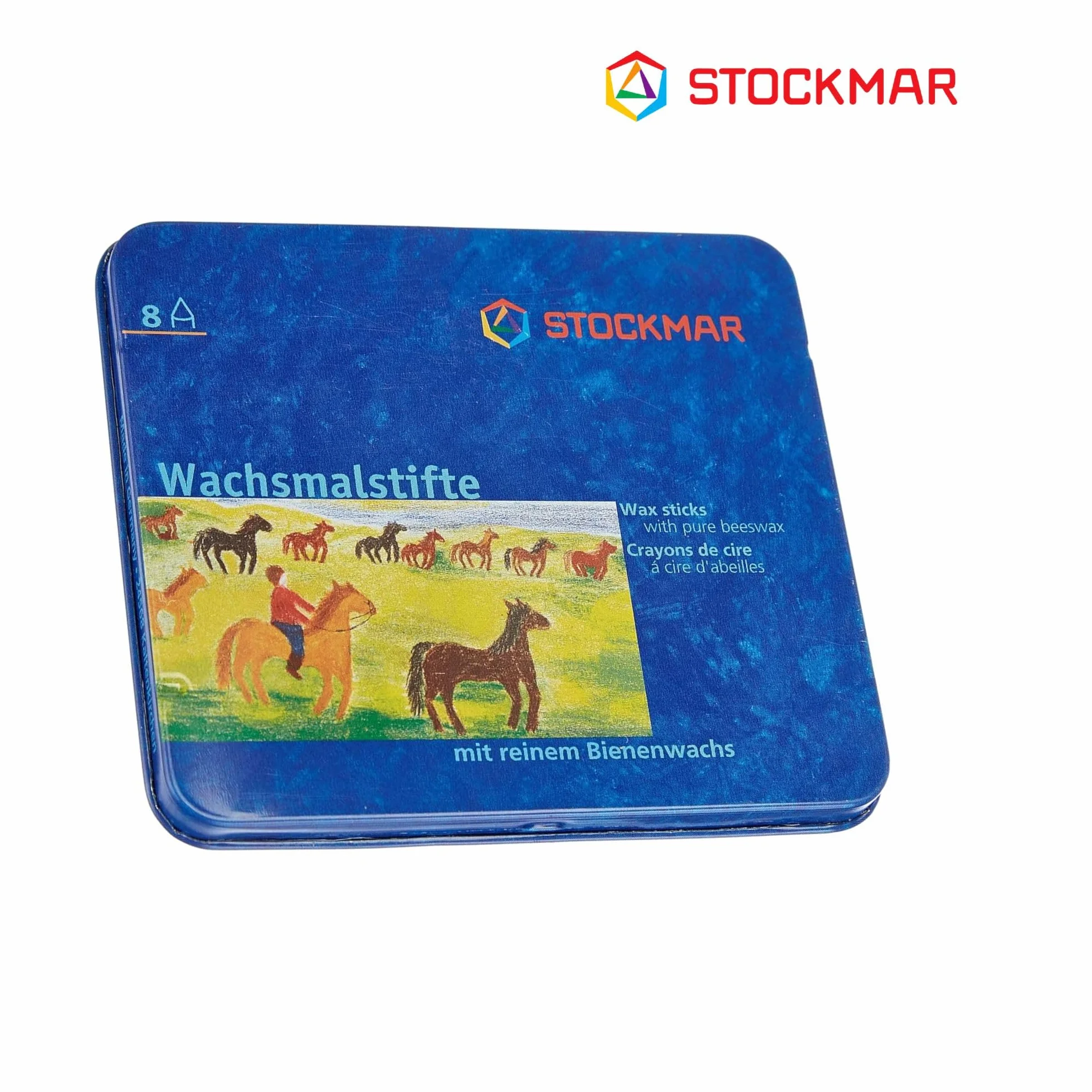 Stockmar 31000 Kredki Świecowe Wielokolorowe 8 Sztuk