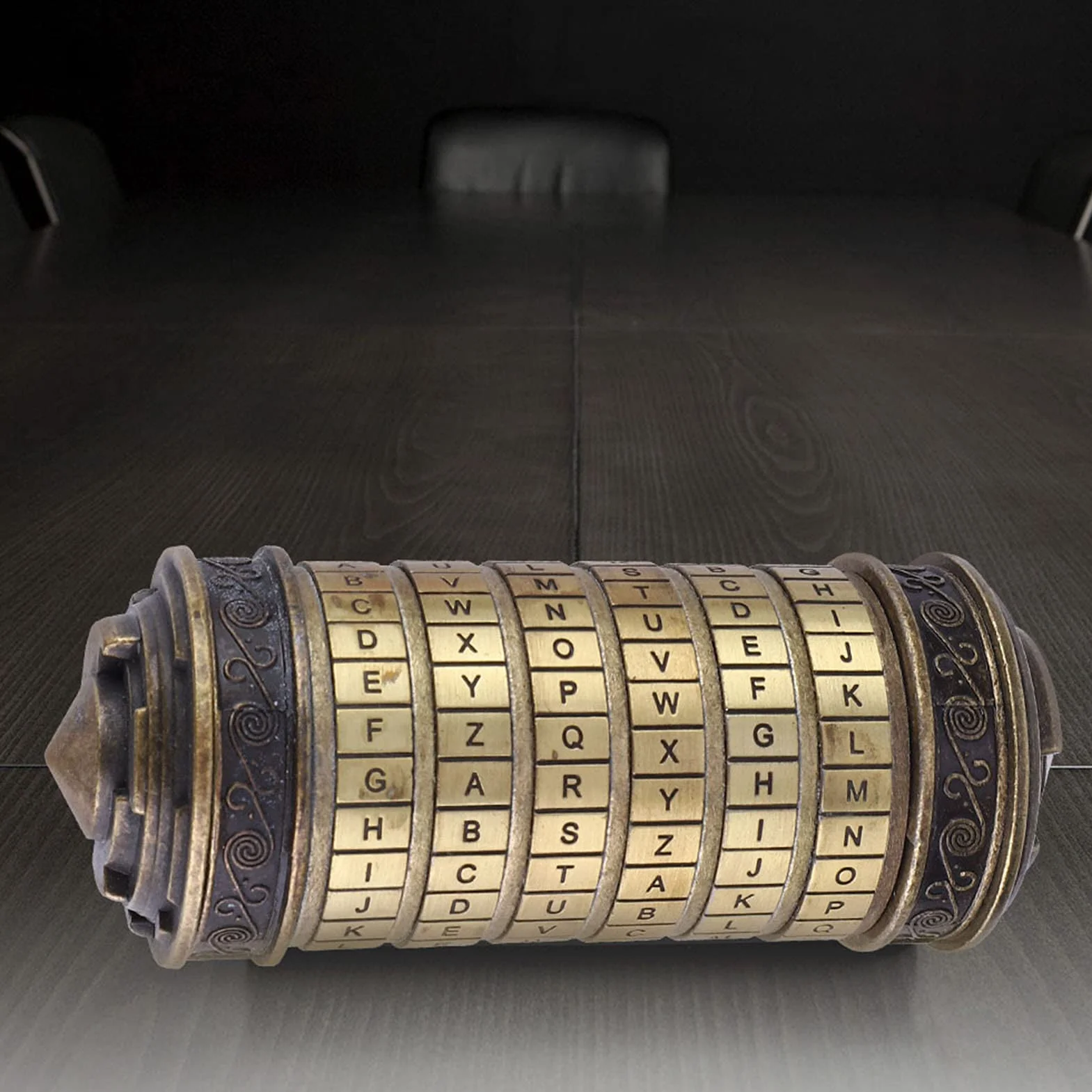 Cryptex Lock, wielofunkcyjne pudełko puzzle, 14 * 16 * 25 cm Zrób dużą niespodziankę dla ukochanej do notatek sklepowych, wierszy, biżuteria, klucze, inne przedmioty wartościowe