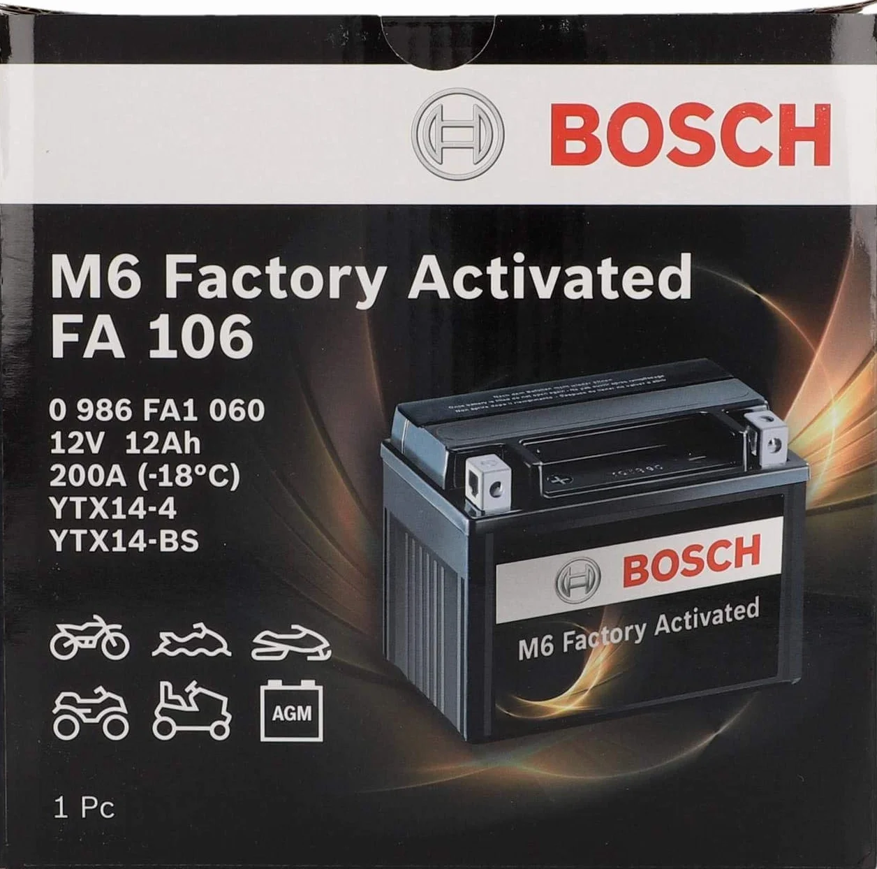 Akumulator BOSCH 12V 12Ah 200A