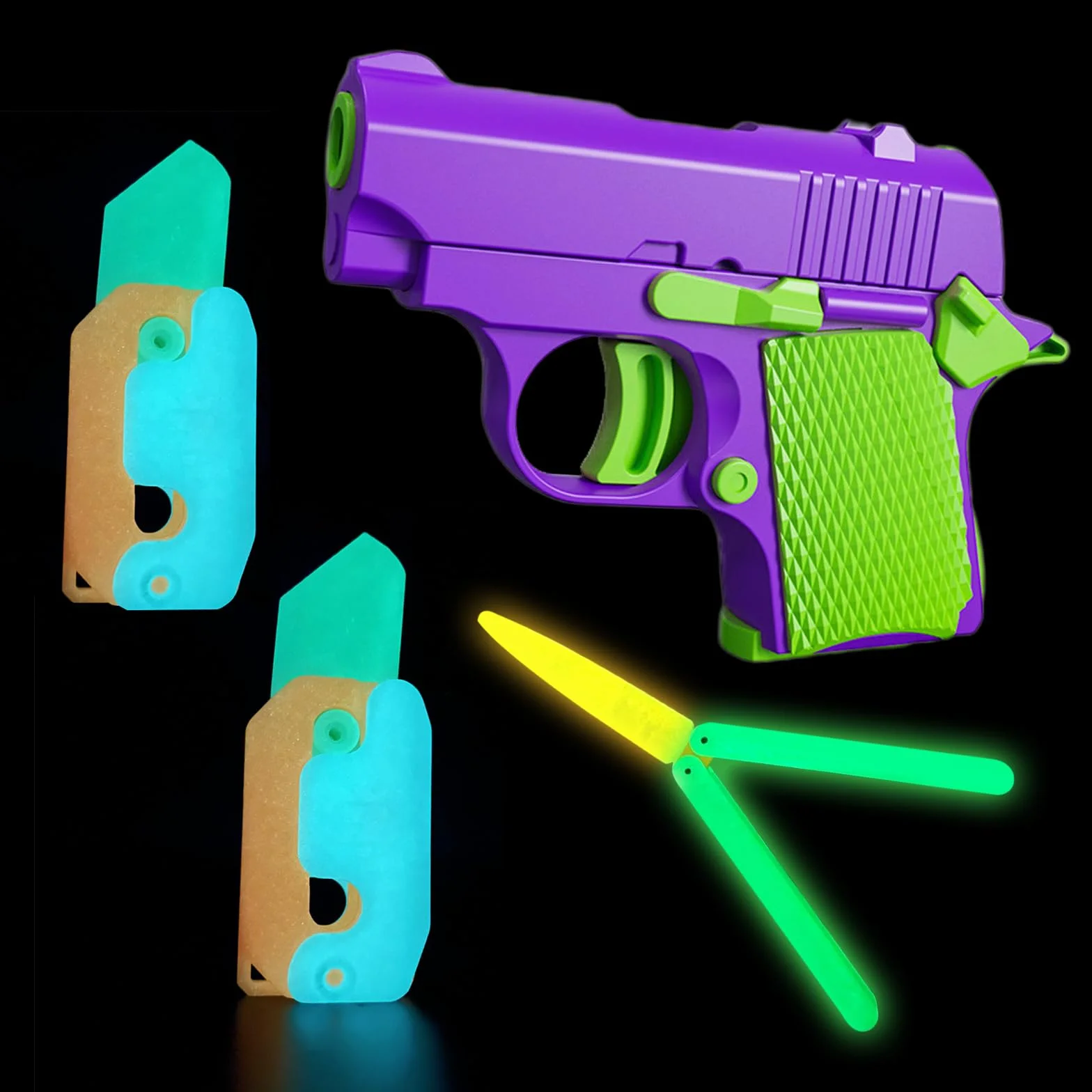 4 szt. zabawki Fidget Toys, zabawka antystresowa, mały latający nóż 3D, zabawka redukująca stres, nastolatki dorośli dziecko