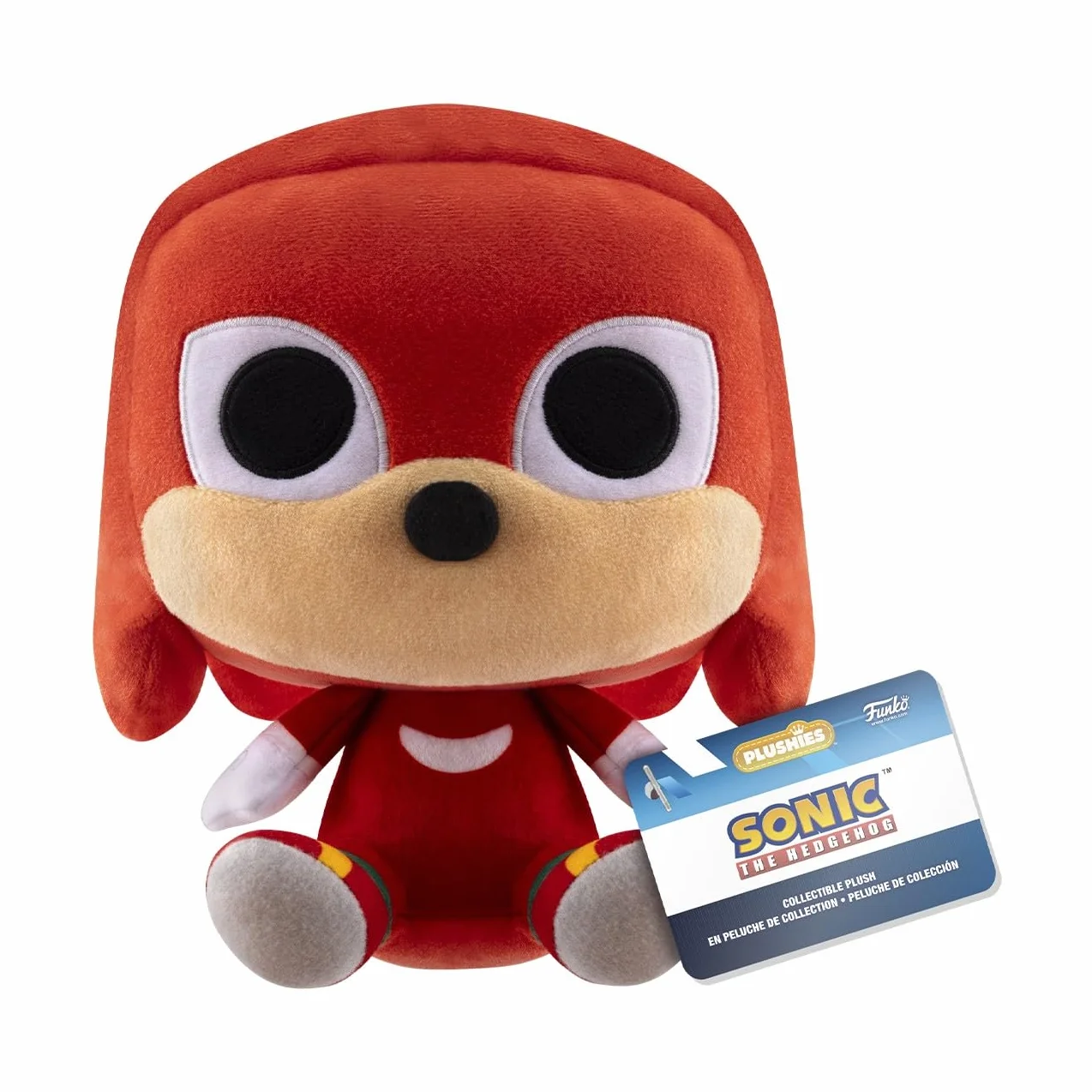 Funko Pop! Plush: Sonic - Knuckles The Echidna - () - Sonic The Hedgehog - kolekcjonerska pluszowa zabawka - pomysł na prezent urodzinowy - oficjalny gadżet pluszowy dla dzieci i dorosłych i dziewczyn