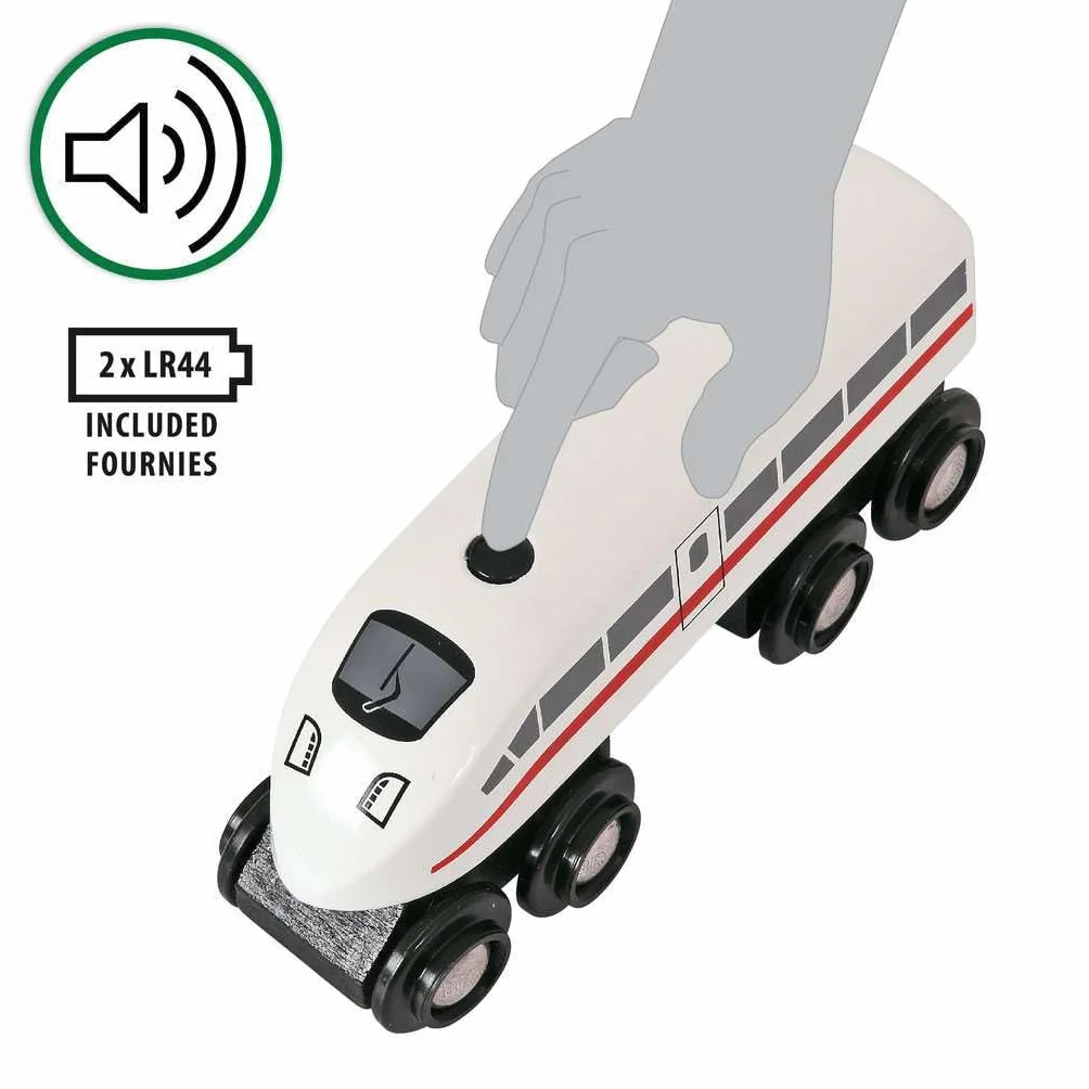 Brio 63374800 Pociąg Expressowy (63374800) Bezpieczna Zabawka Dla Dzieci Powyżej 3 Lat,Wielokolorowa