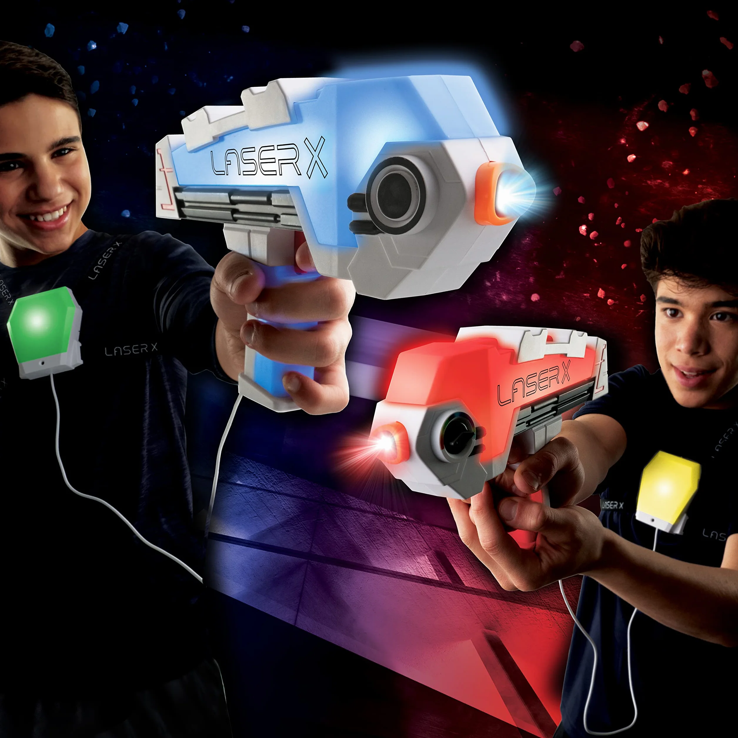 Laser X Revolution Double Blasters, Orange, Medio