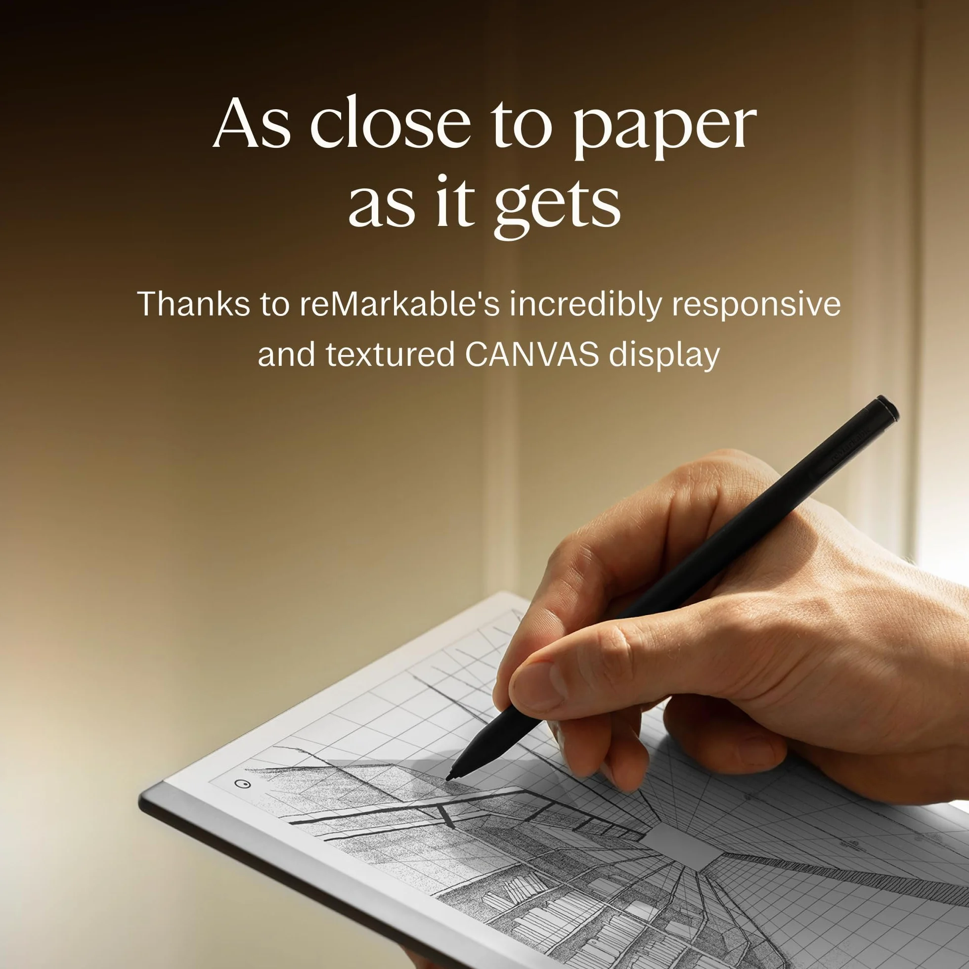 reMarkable Zestaw Luxury reMarkable 2 | Tablet E-Ink - Wyświetlacz 10,3" Czarno-Biały + Rysik Marker Plus ze Zintegrowaną Gumką + Etui Book Folio Skórzane Czarne