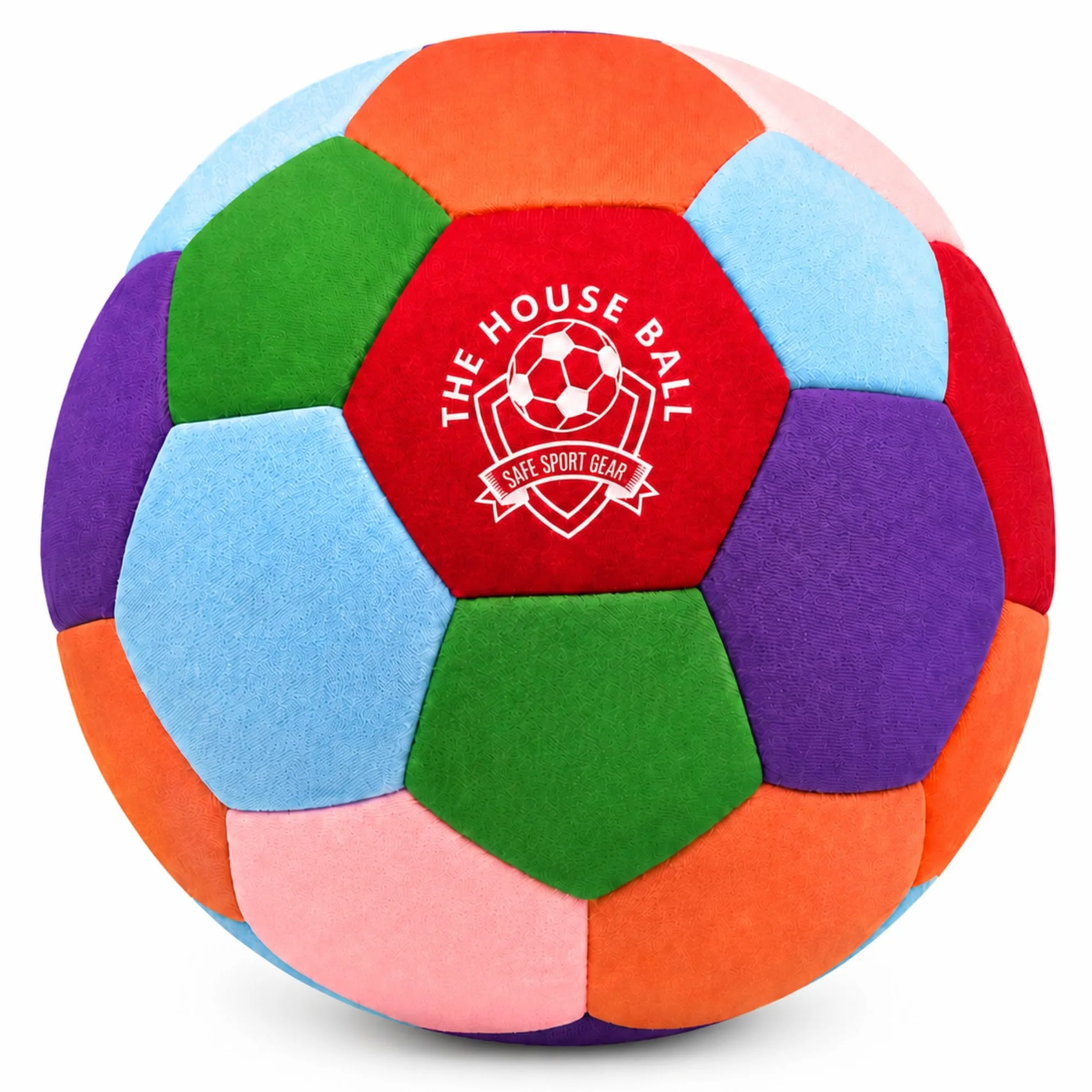 Safe Sport Gear Le House Ball - Oryginalna piłka nożna pomieszczeniach, miękka i bezpieczna, rozmiar 4 Przeznaczona do zabawy w domu i w ogrodzie Idealny prezent dla fanów piłki nożnej