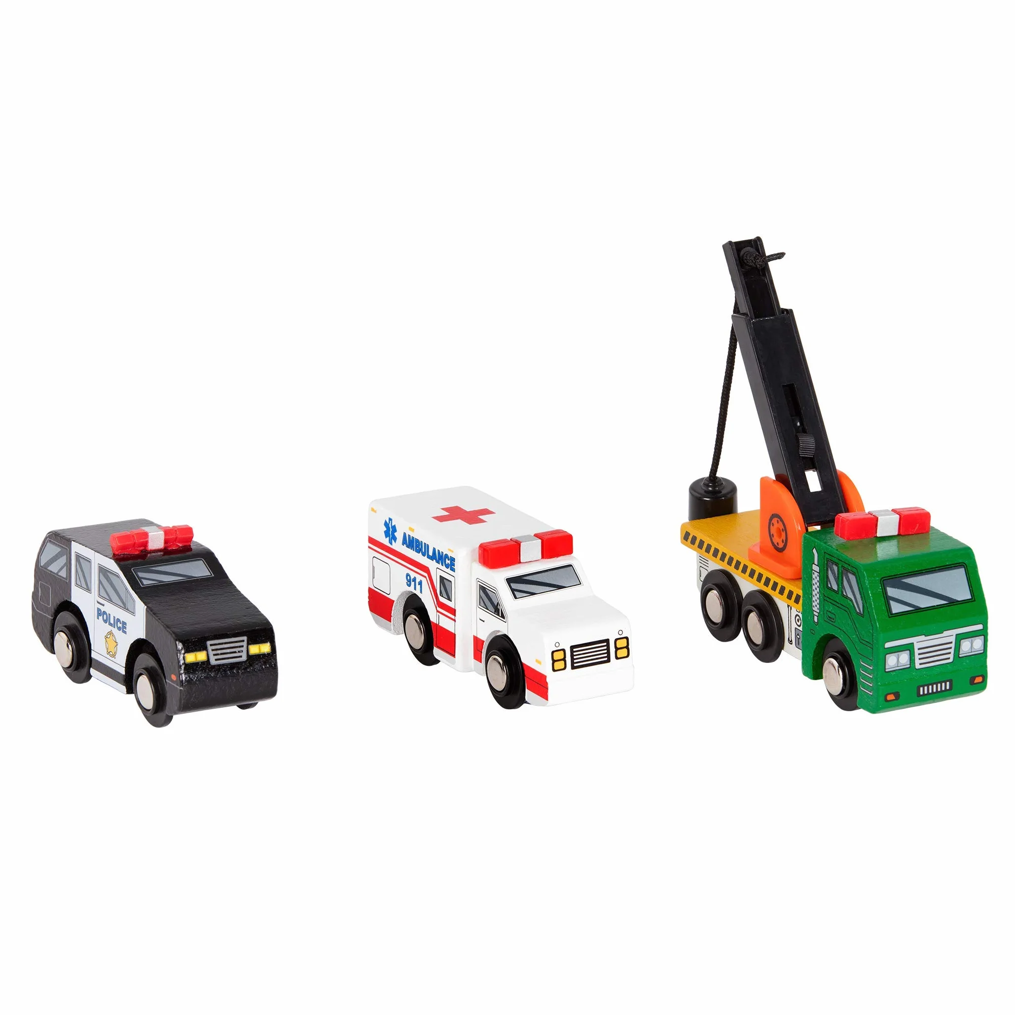Battat BT2705Z drewniane pojazdy zestaw 6 szt. 1
