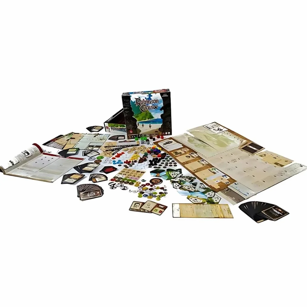 Portal Games, Robinson Crusoe: Adventures on The Cursed Island, Board Game, 1 to 4 Players, Ages 14+, 60 to 120 Minute Playing Time
