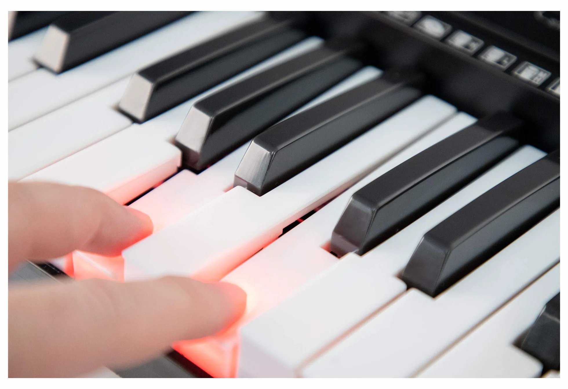 McGrey LK-6120-MIC Keyboard – klawiatura dla początkujących z 61 przyciskami świecącymi – 255 dźwięków i 255 rytmów – 50 utworów demo – w zestawie mikrofon – czarna