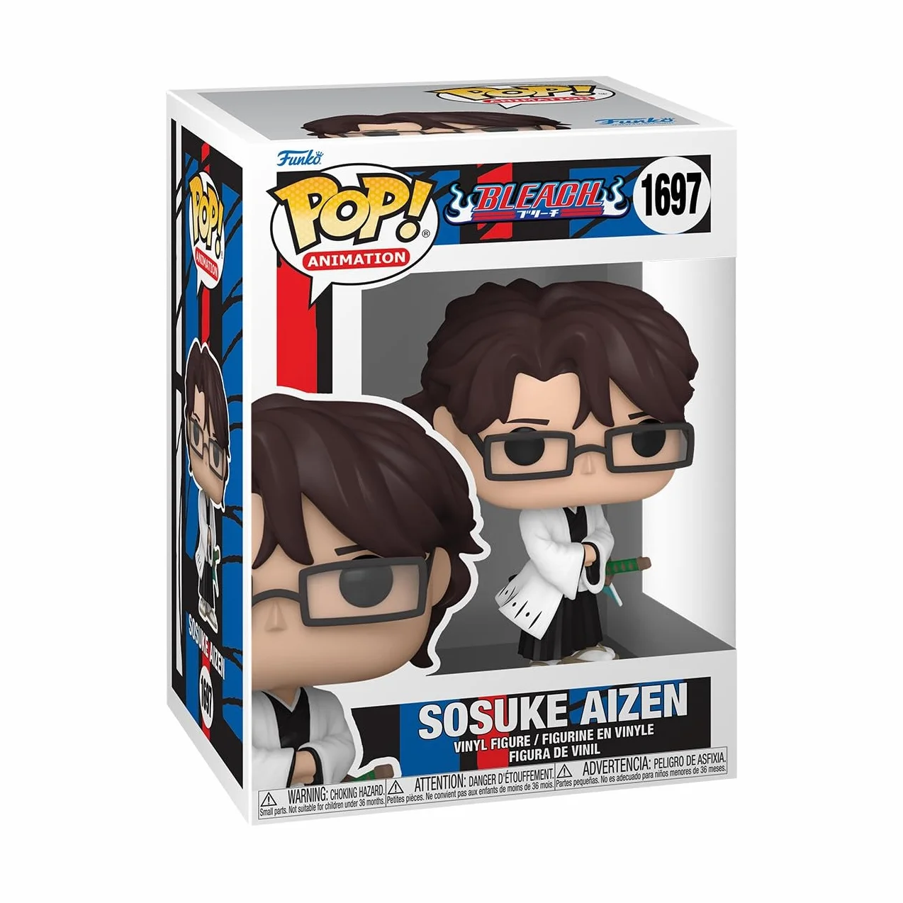 Funko POP! Animation: BLEACH - Aizen Sousuke - Bleach - Kolekcjonerska figurka winylowa - Pomysł na prezent - Oficjalny towar - Zabawki dla dzieci i dorosłych - Fani anime