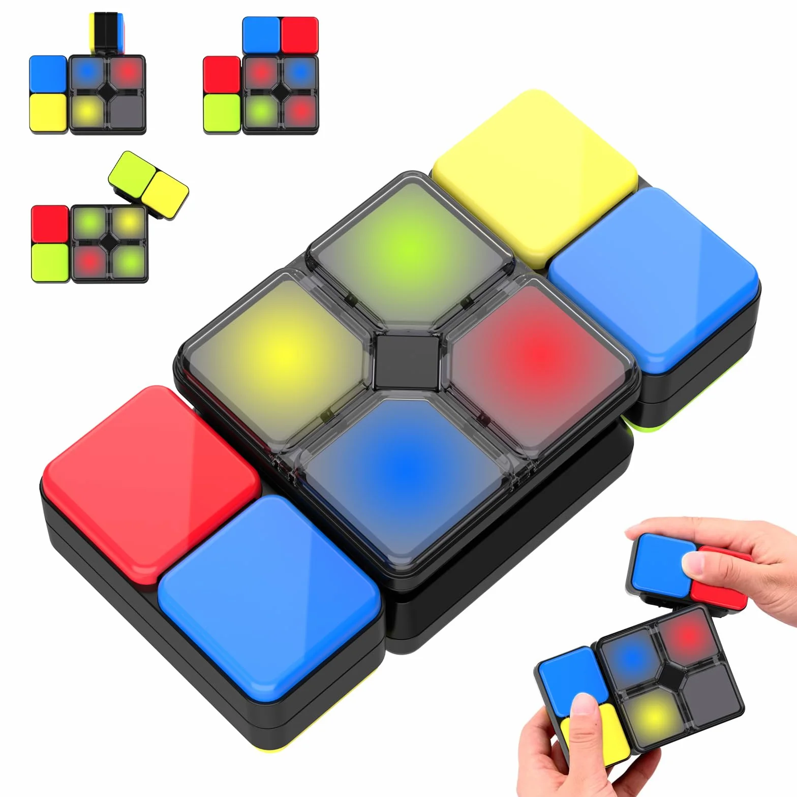 Pup Go Magiczna kostka muzyki elektronicznej, zabawna zabawka edukacyjna dla dzieci, nastolatków i dorosłych, idealny prezent świąteczny i urodzinowy dla chłopców i dziewcząt od 6 lat