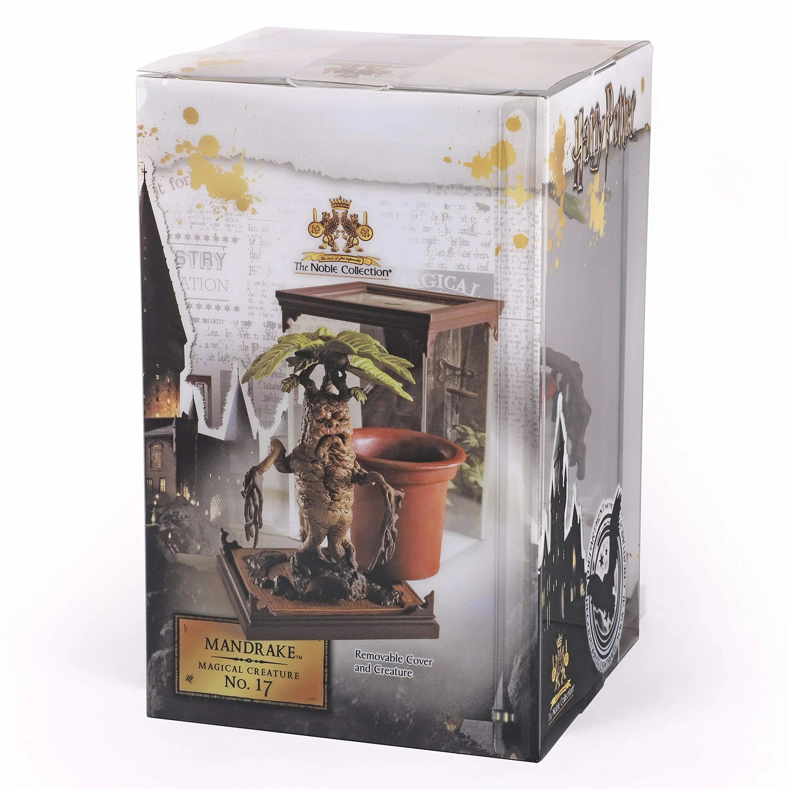The Noble Collection Mandragora z magicznymi stworzeniami - ręcznie malowane magiczne stworzenie #17 - Oficjalnie licencjonowane figurki kolekcjonerskie o przekątnej 7 cali (18,5 cm) - dla dzieci i