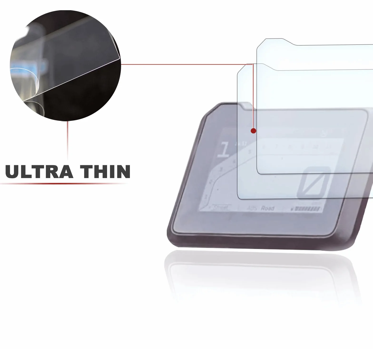 Moto Screenies Folia ochronna na wyświetlacz tachografu pasująca do Husqvarna Norden 901 2022+ 2x Anti Glare