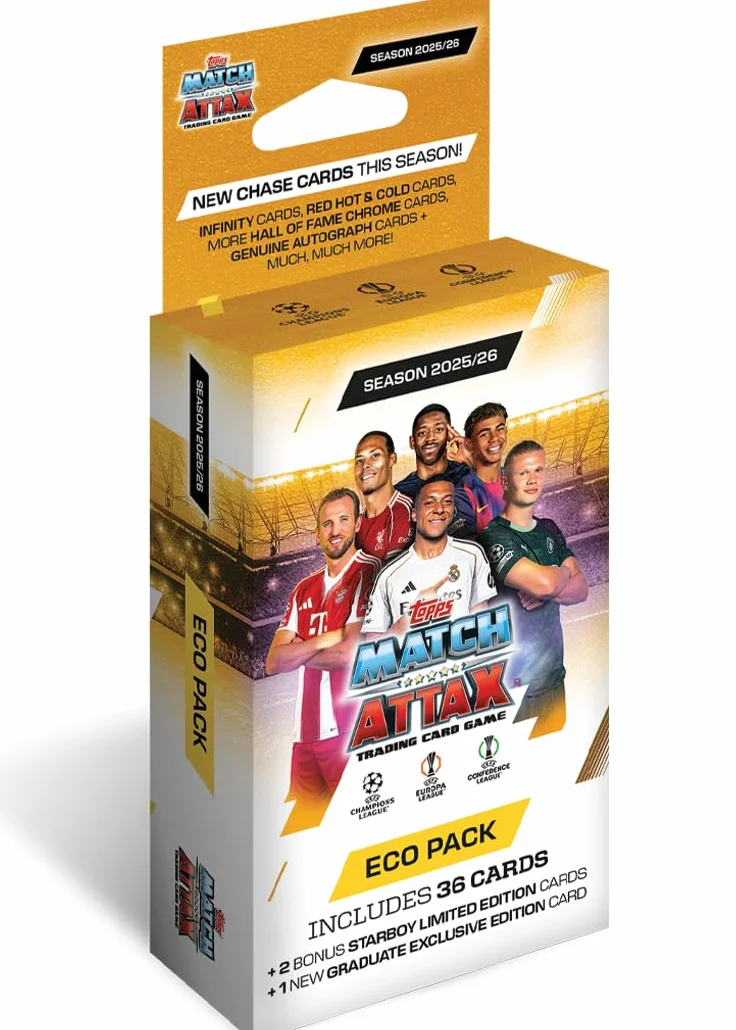 Eco Pack Match Cards Attax Ucl 25-26