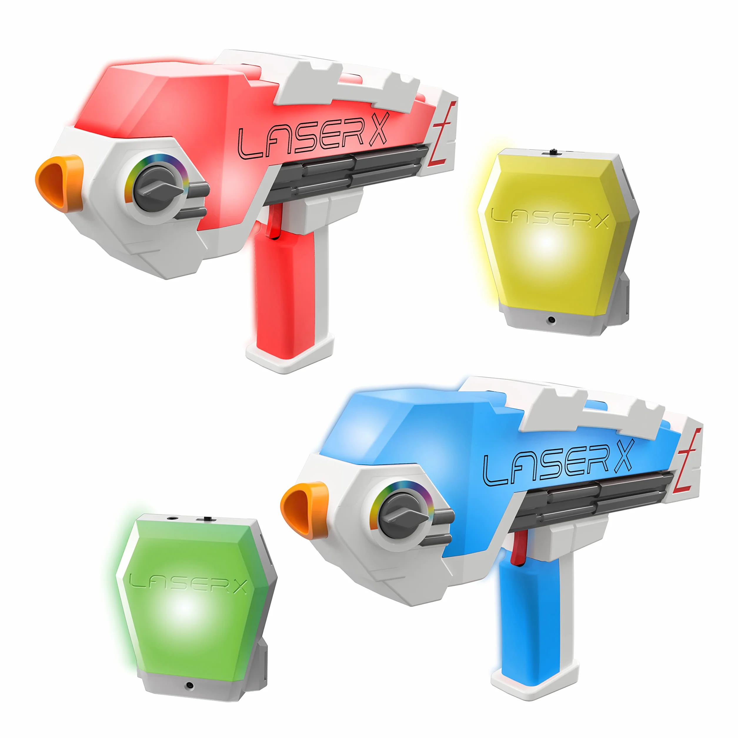 Laser X Revolution Double Blasters, Orange, Medio