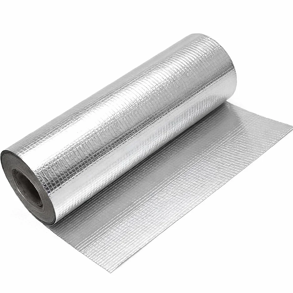 Aluminiowa mata chroniąca przed wysoką temperaturą, samoprzylepna mata samoprzylepna na spodniej stronie z aluminium, włókno szklane, folia izolacyjna, ogrzewanie, arkusz do węża i automatycznego