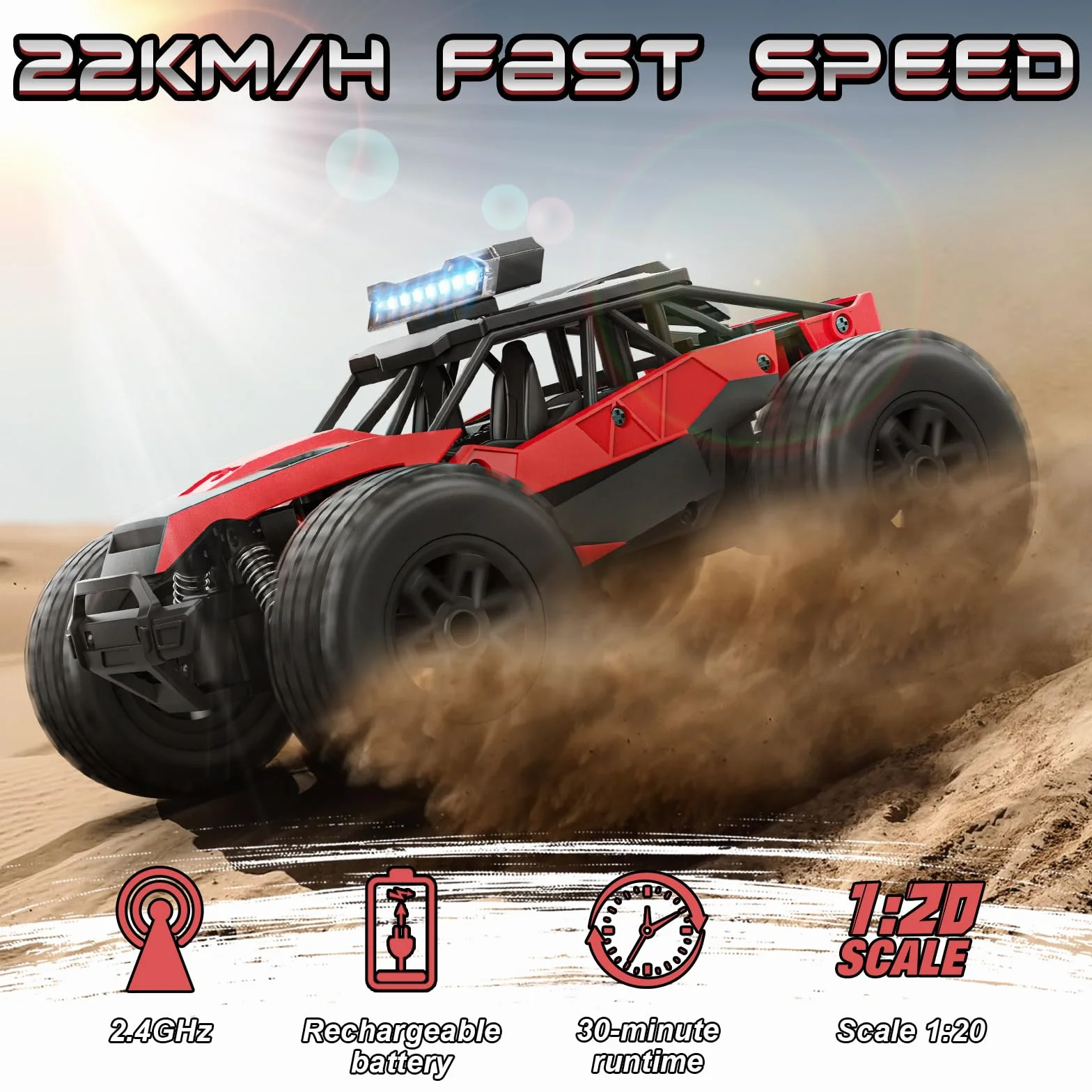 Samochód zdalnie sterowany przez cały terrain, zdalnie sterowany samochód terenowy Offroad Machinina
