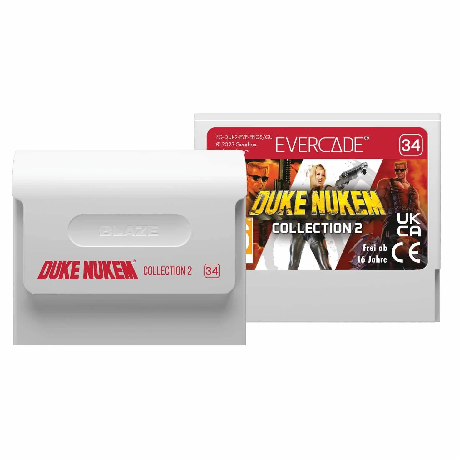 Blaze Entertainment Blaze Evercade Czerwony Wózek 34 — Duke Nukem Col. 2