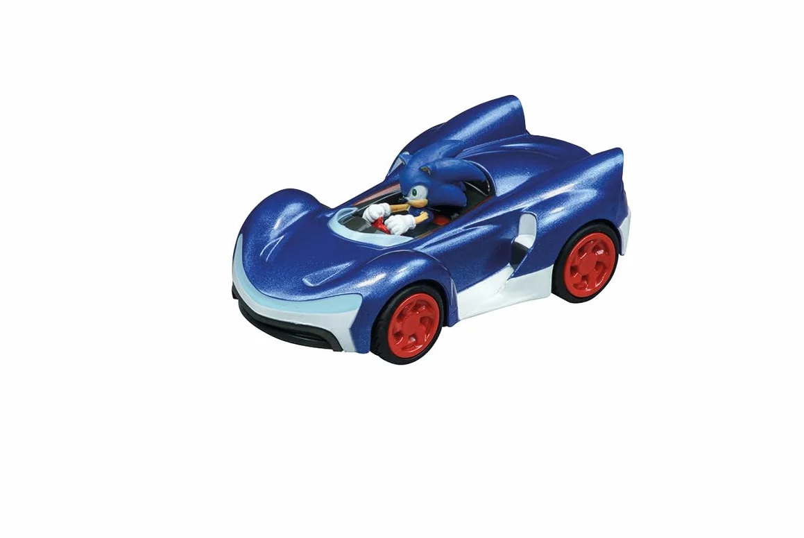 Pull & Speed 15813023 Jeż Sonic 2 pojazdy z silnikiem odciągowym autentyczne postacie Sonic idealny jako prezent lub do własnej kolekcji skala 1:43 od 3 lat