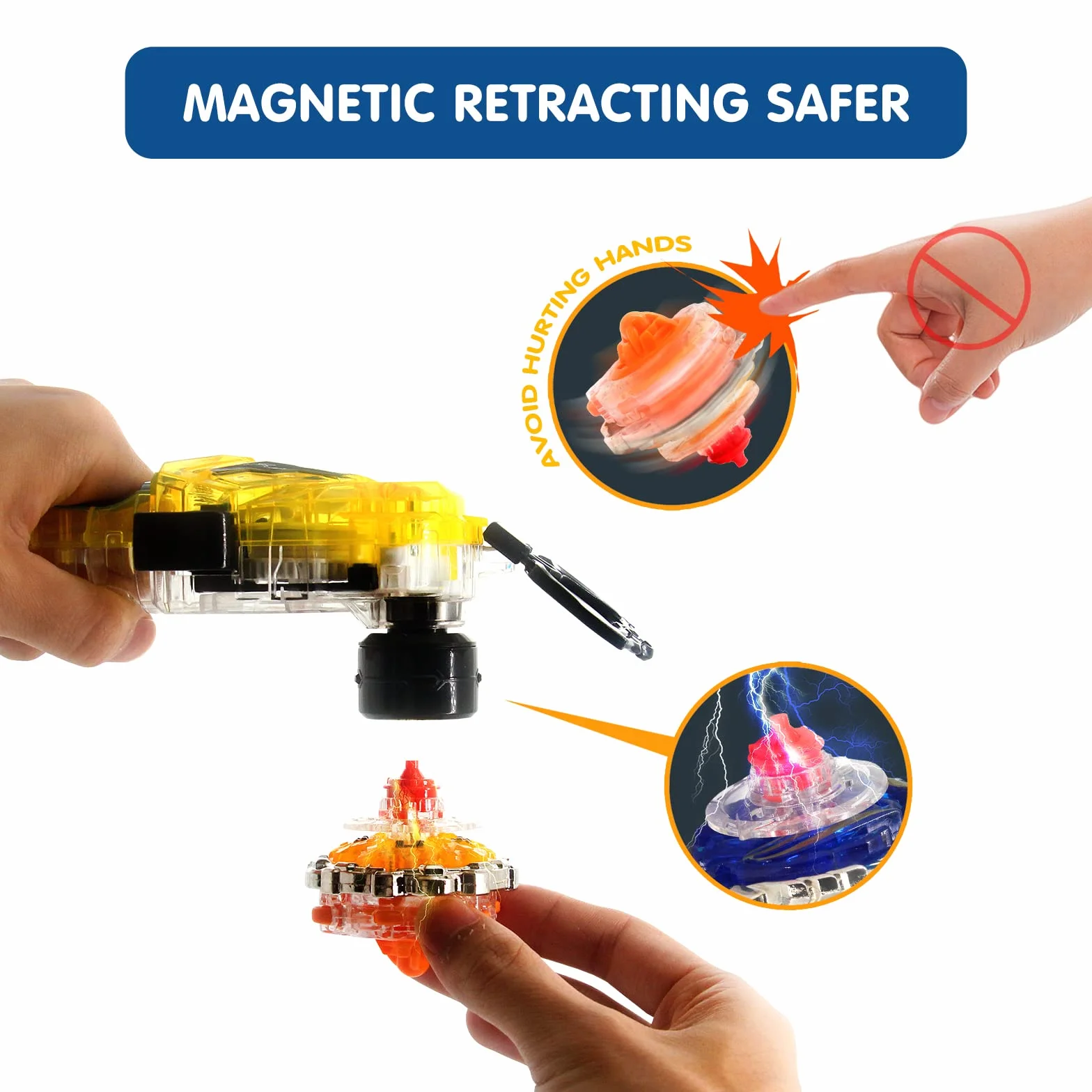 Infinity Nado Non-Stop Battle AreneSet, Pack of 2 Tops by ARE'S Wings and Cracking Tank, Spinning Tops for Kids Metal Toy Boys, Battle Tops Spinning Top Launcher, Spinning Tops boys from 5 years old