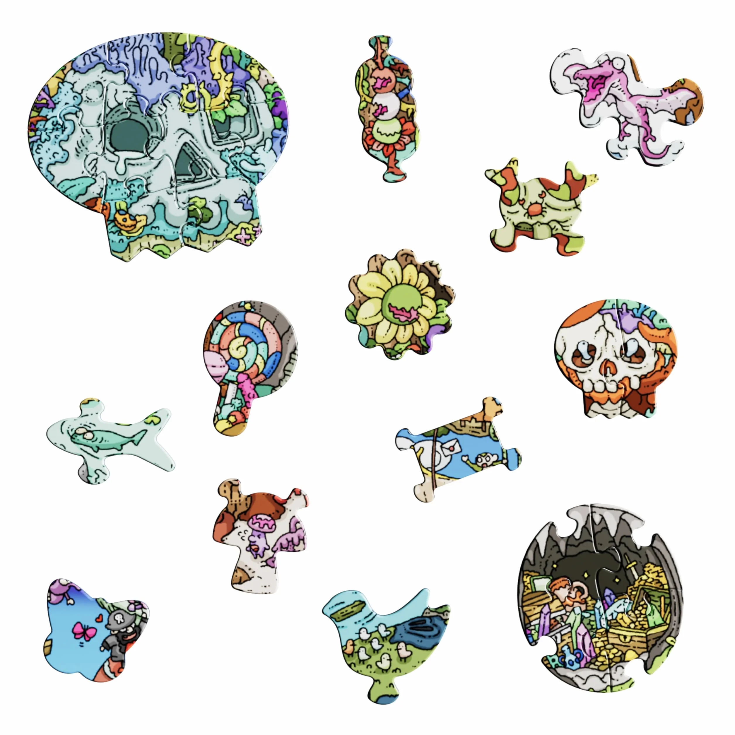 Die Peckish Pirates • 1000 elementów Puzzle aus Der Magic Puzzle Company • Seria Czwarta