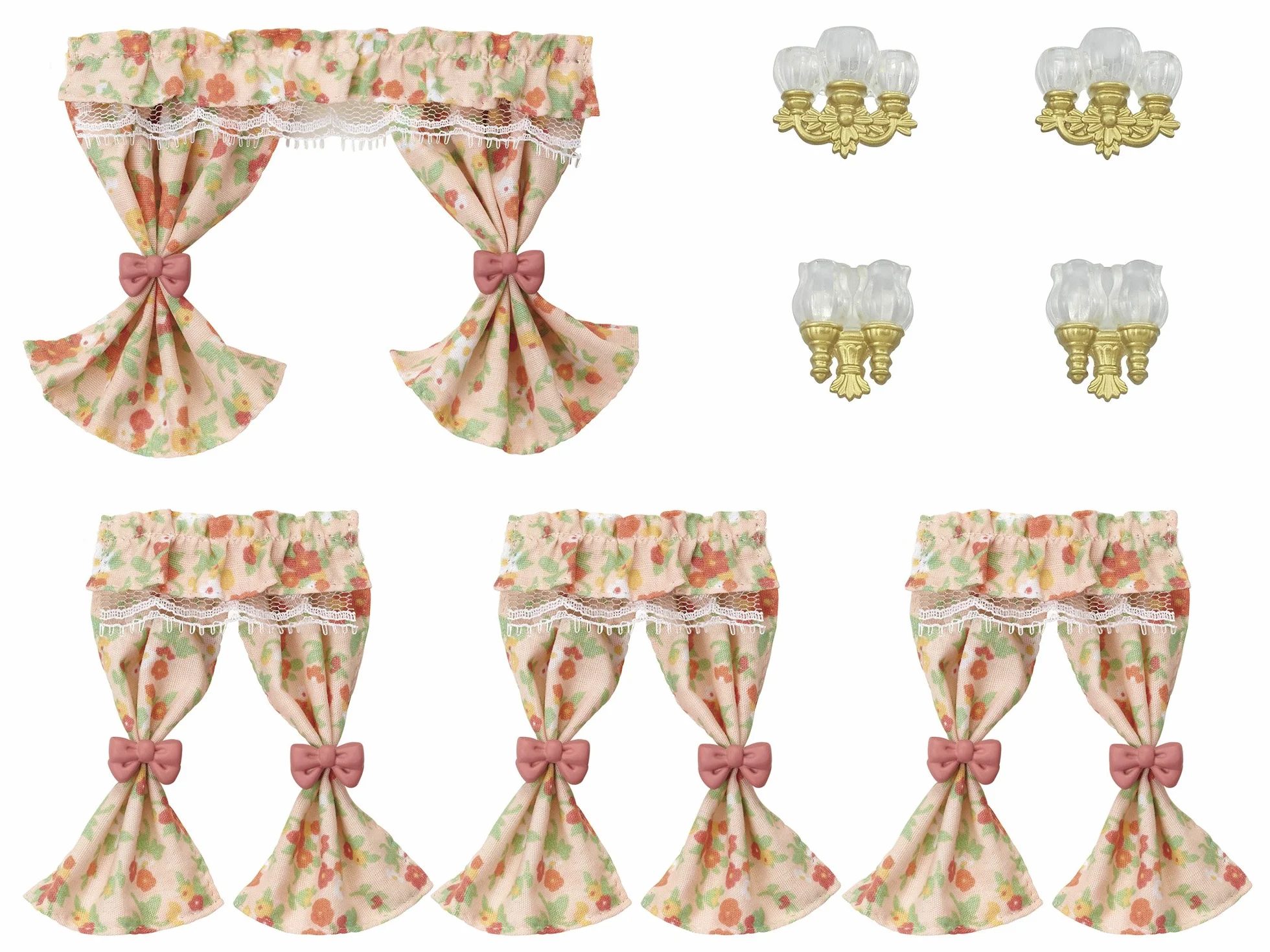 Sylvanian Families 627 komplet zasłon meblowych