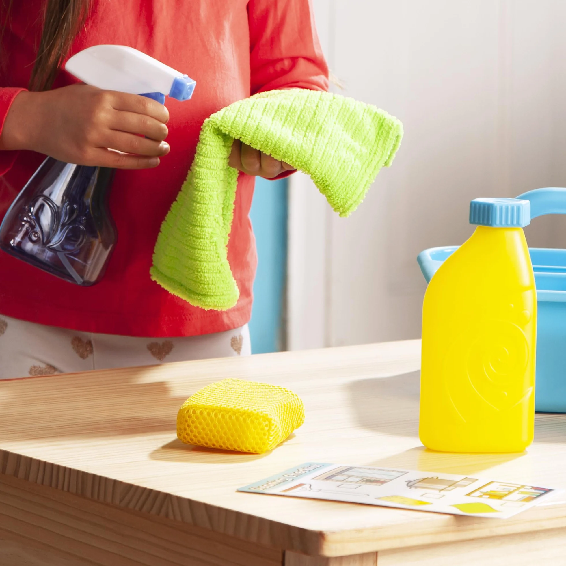 Melissa & Doug – zestaw do sprzątania | zabawa z odgrywaniem ról | zestawy zabawkowe | 3+ | prezent dla chłopca lub dziewczynki