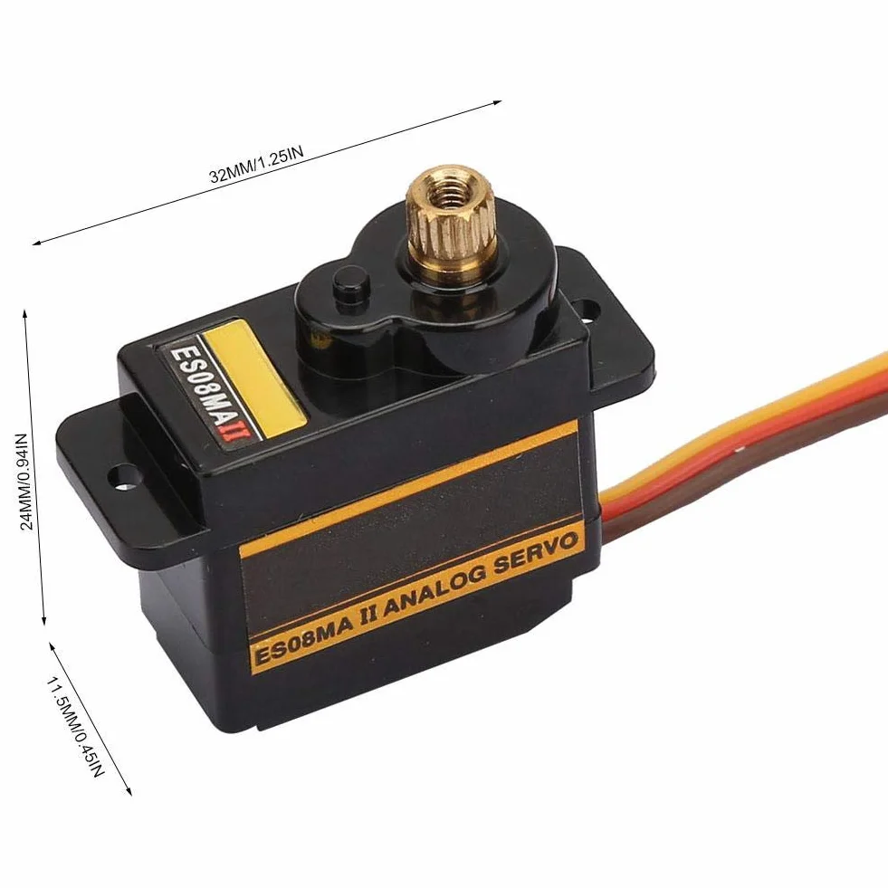 Serwo analogowe Mini Metal Gear do szybkiego analogowego serwa EMAX ES08MA II 12g / 1,8kg / 10sec