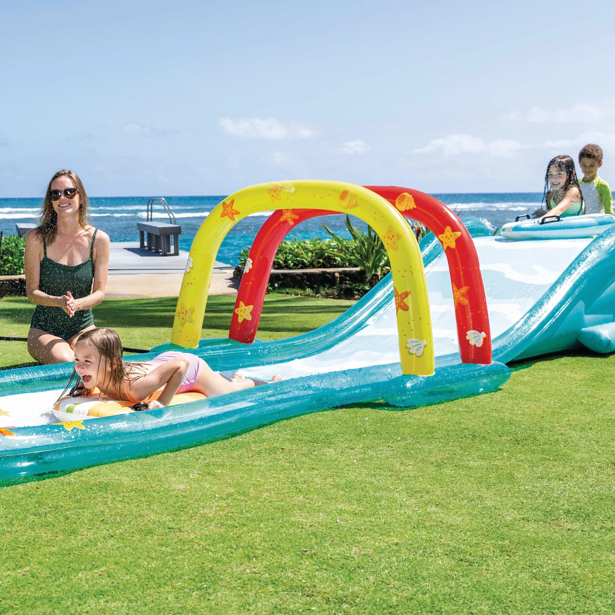 Intex Surfing Fun Slide, Inflated Size: 5.61m x 1.37m x 99cm (56167NP)