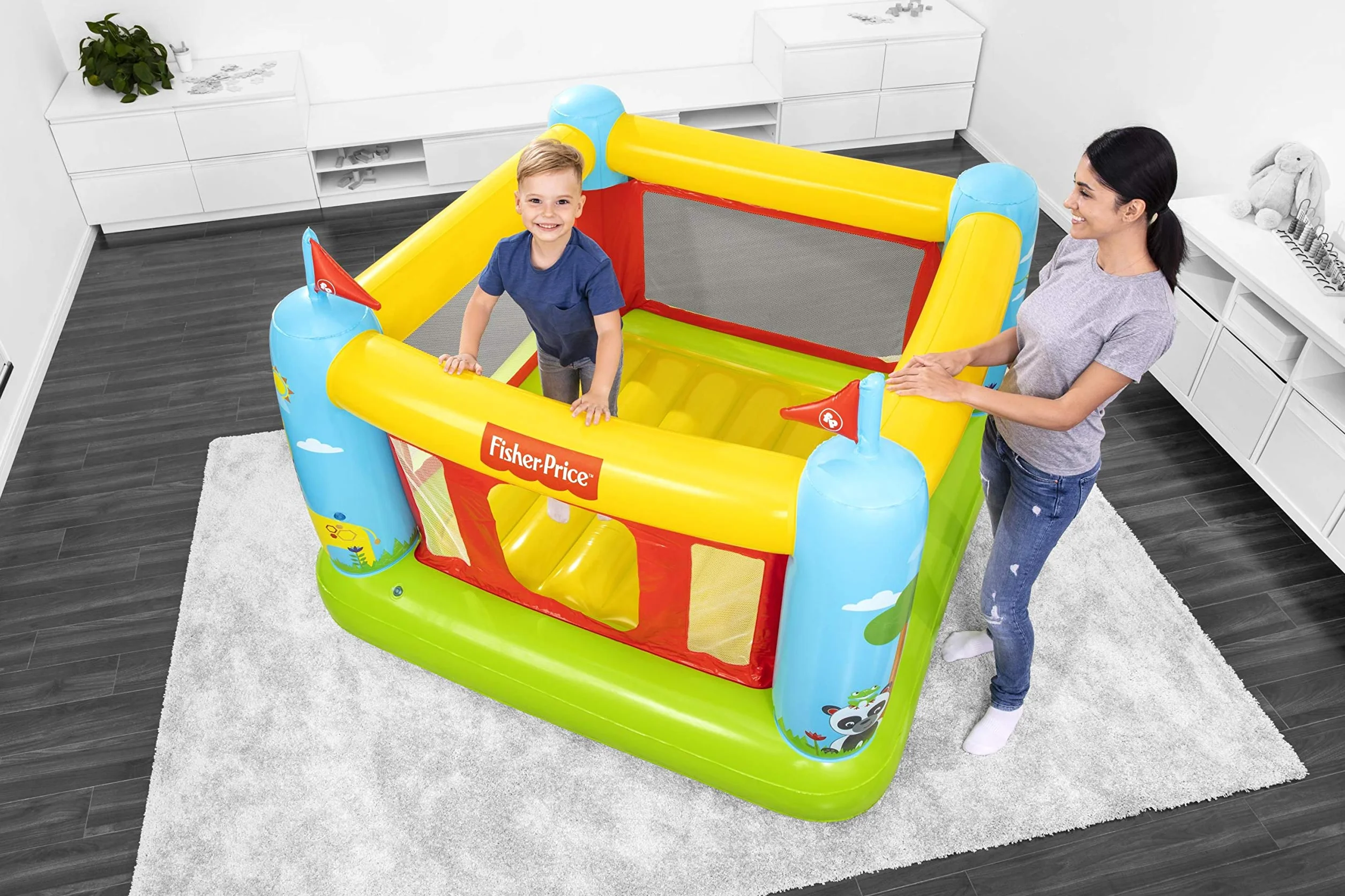 Bestway 1093553Xxx20 Fisher-Price® 69" X 68" X 53"/1.75M X 1.73M X 1.35M Bouncetastic Bouncer