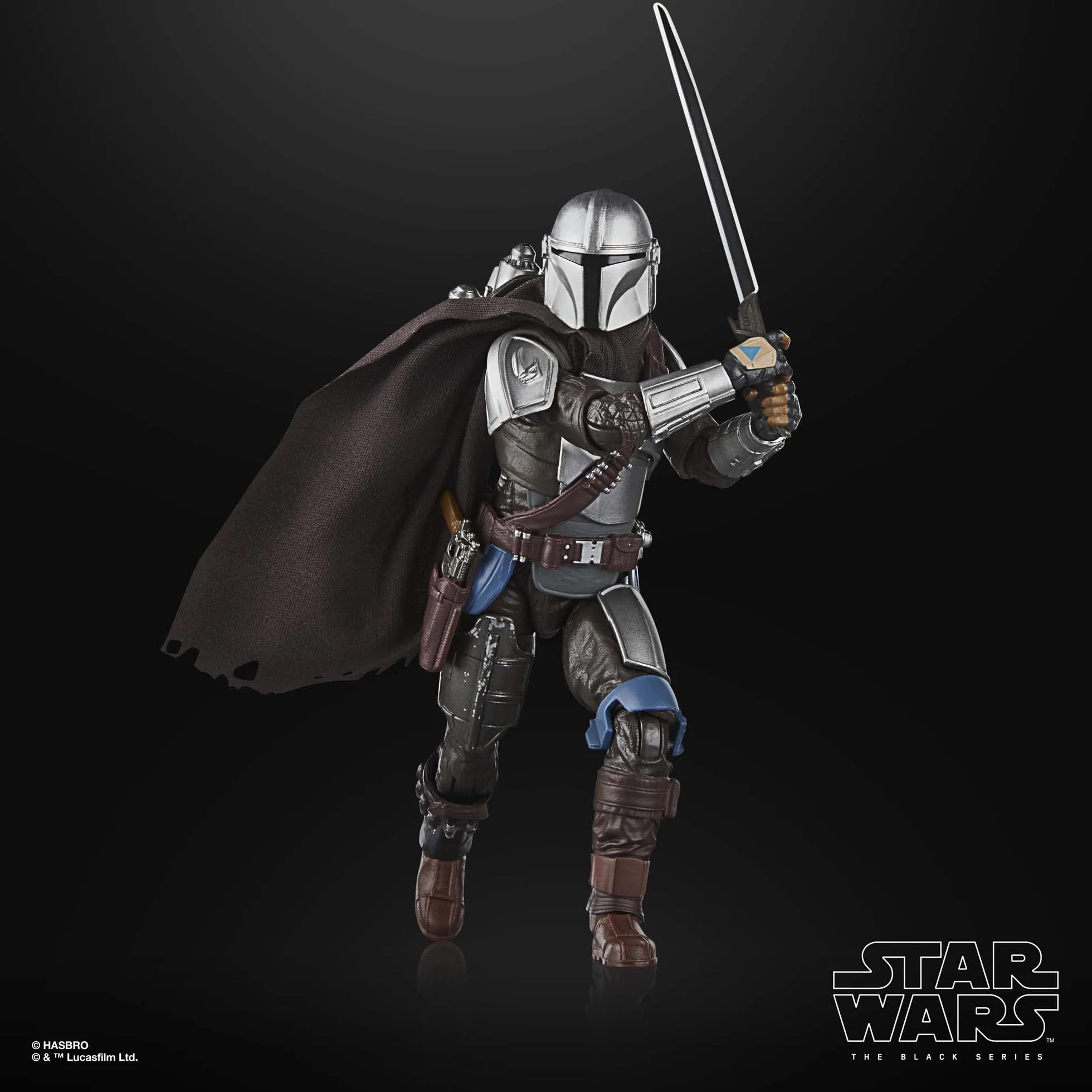 Mandalorianin (Glavis Ringworld) z kolekcji Star Wars The Black Series, 15-centymetrowe figurki z serialu Gwiezdne wojny: Księga Boby Fetta