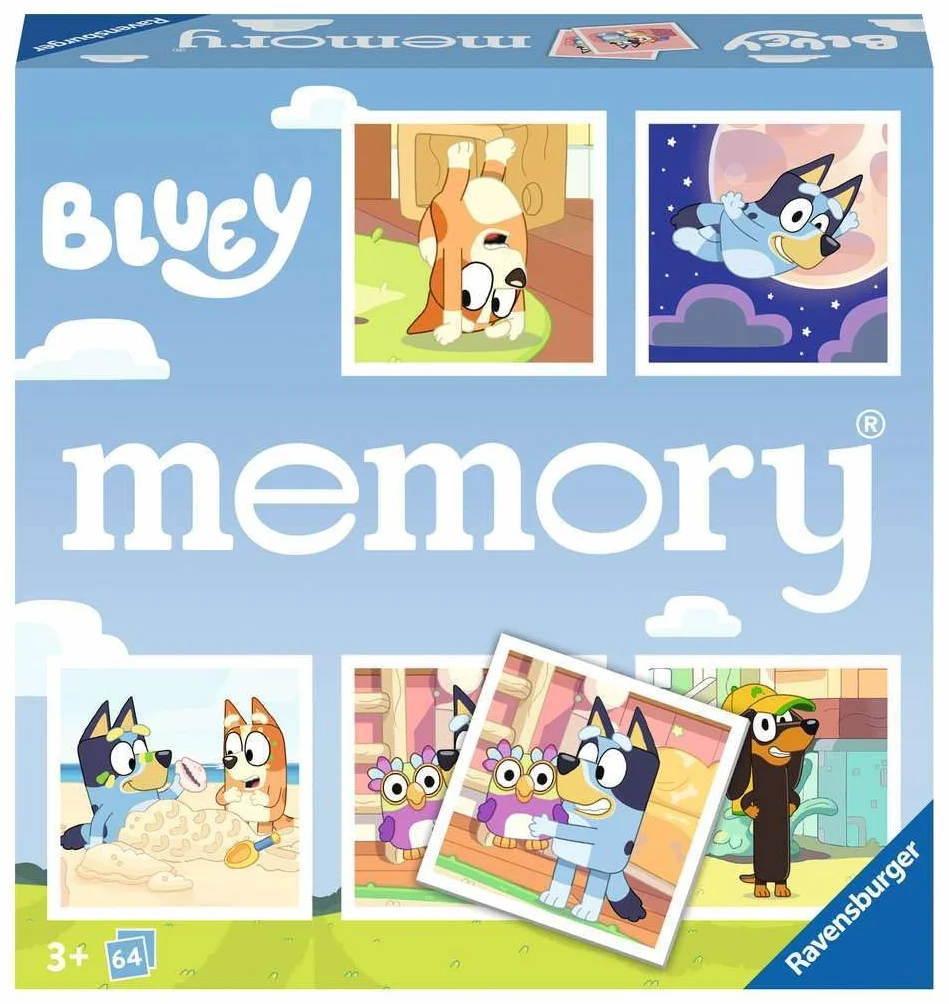 memory® Bluey - Gesellschaftsspiel & Brettspiel ab 3 Jahre