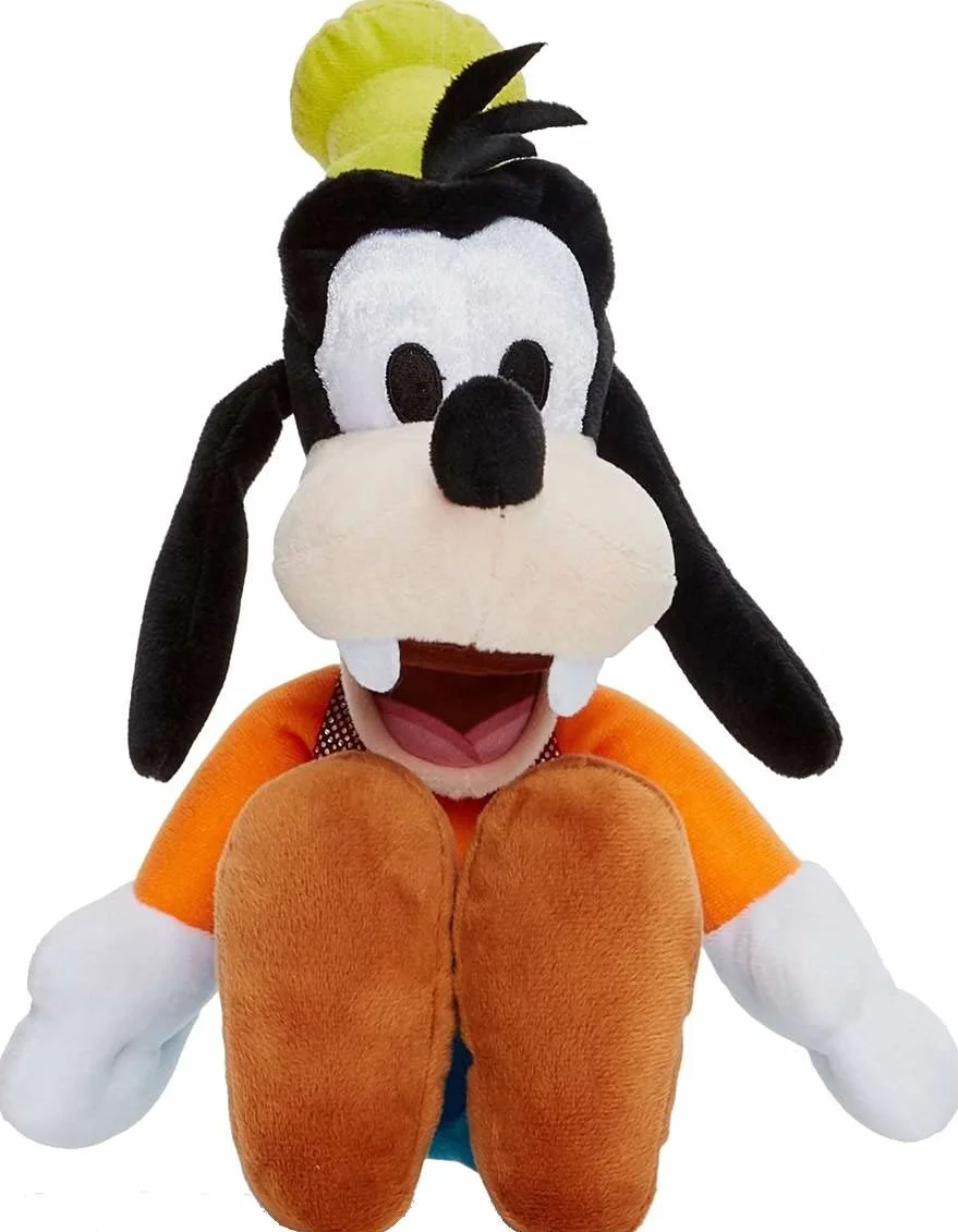 Simba 6315870264 Disney Pies Goofy 25 cm Oficjalna licencjonowana Przytulanka, miękki przyjaciel najsławniejszej myszki Miki, odpowiednia dla niemowląt od pierwszych miesięcy życia, od 0 miesiąca