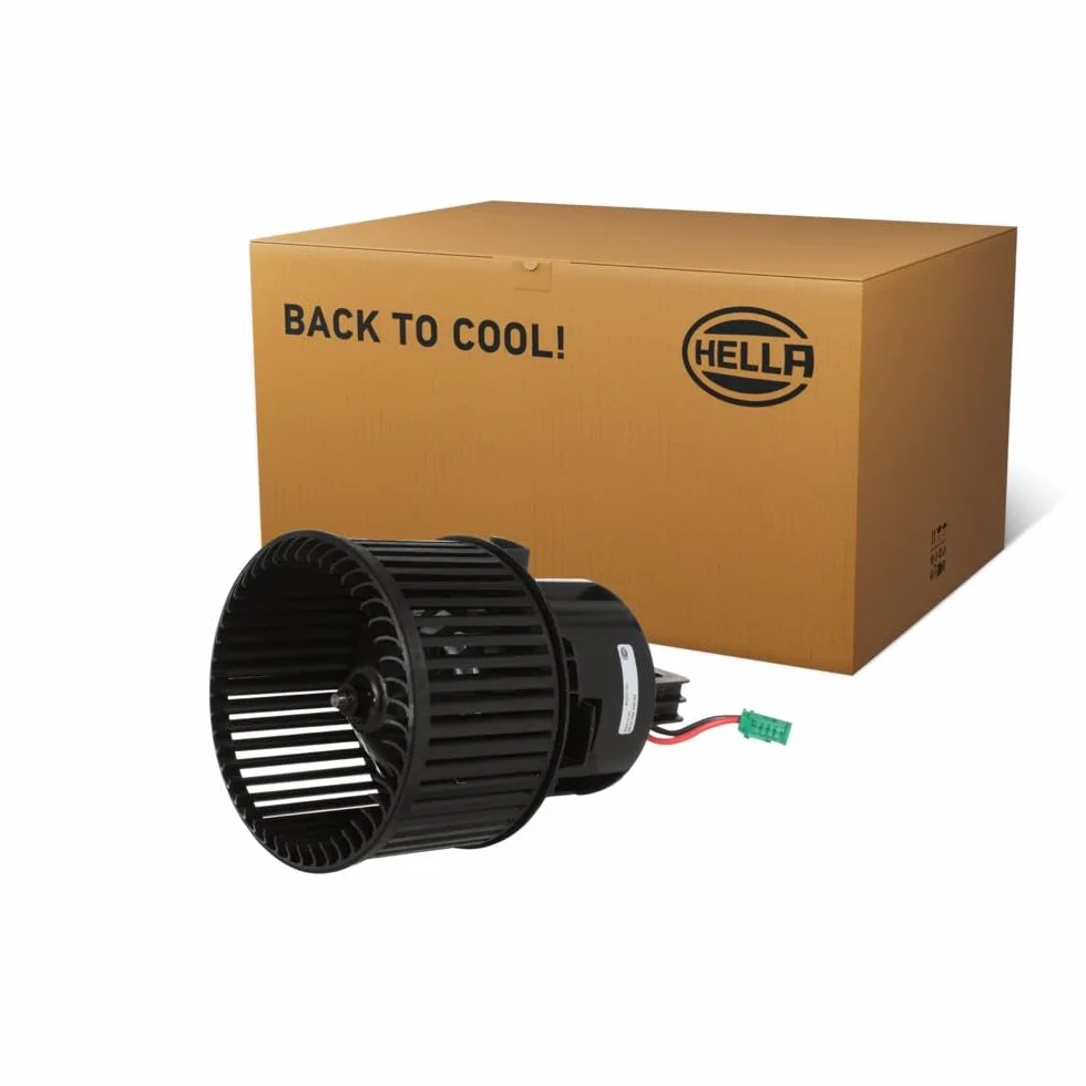 HELLA 8EW 366 400-621 dmuchawa do wnętrza – 12 V – 252 W – do pojazdów z klimatyzacją – Ø: 140 mm – bez zintegrowanego regulatora – bez oporu