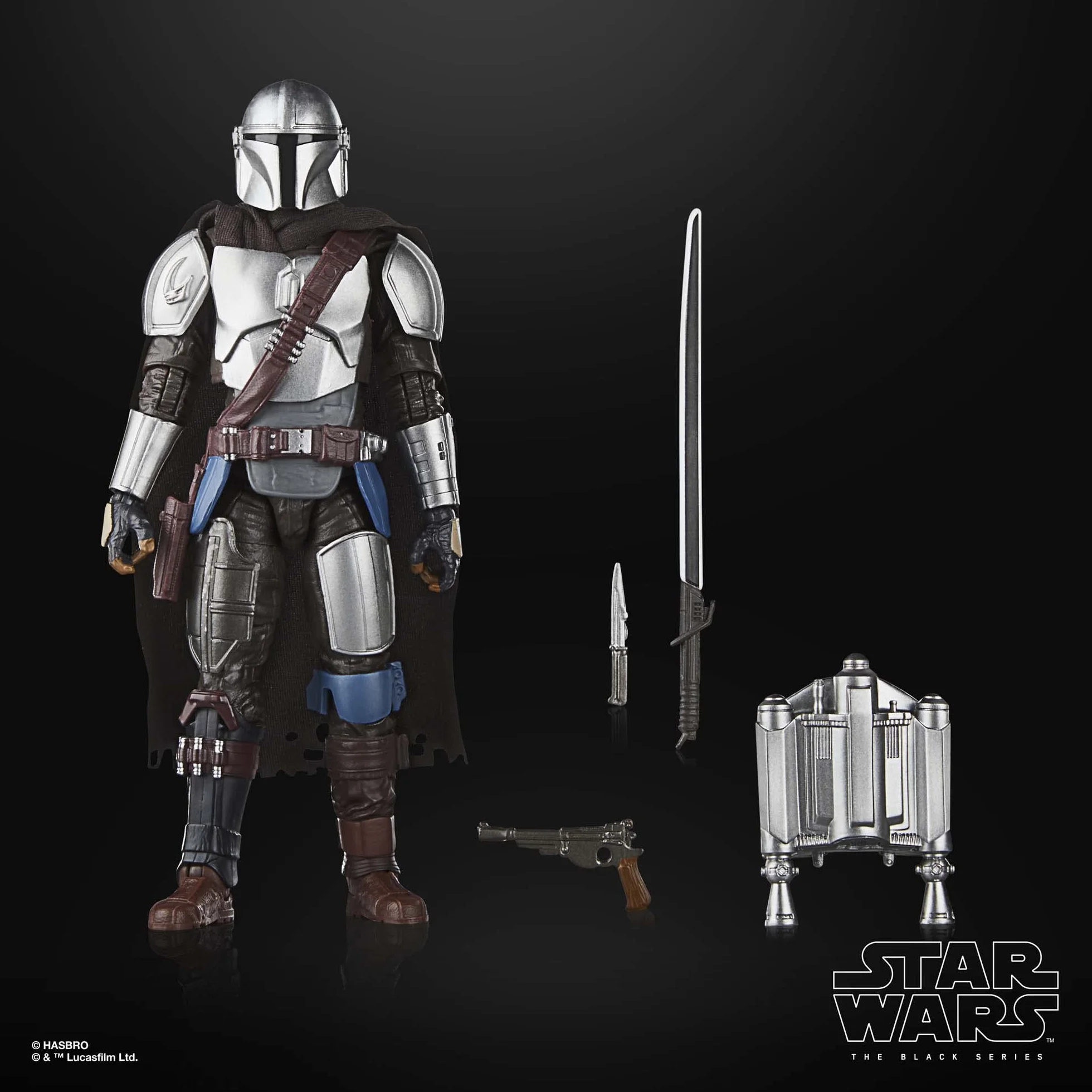 Mandalorianin (Glavis Ringworld) z kolekcji Star Wars The Black Series, 15-centymetrowe figurki z serialu Gwiezdne wojny: Księga Boby Fetta