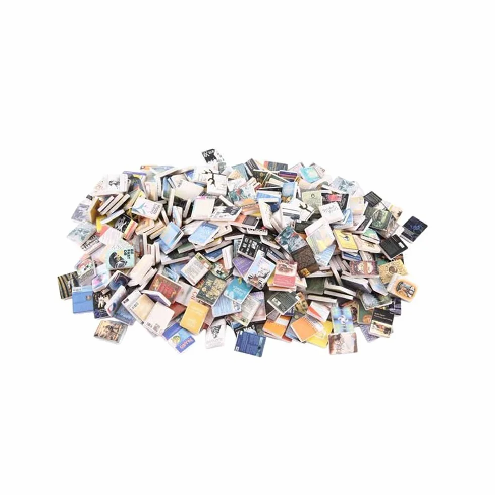 Relief Lęk 200 książek Miniaturowa biblioteka Shake Away Your Anxiety B