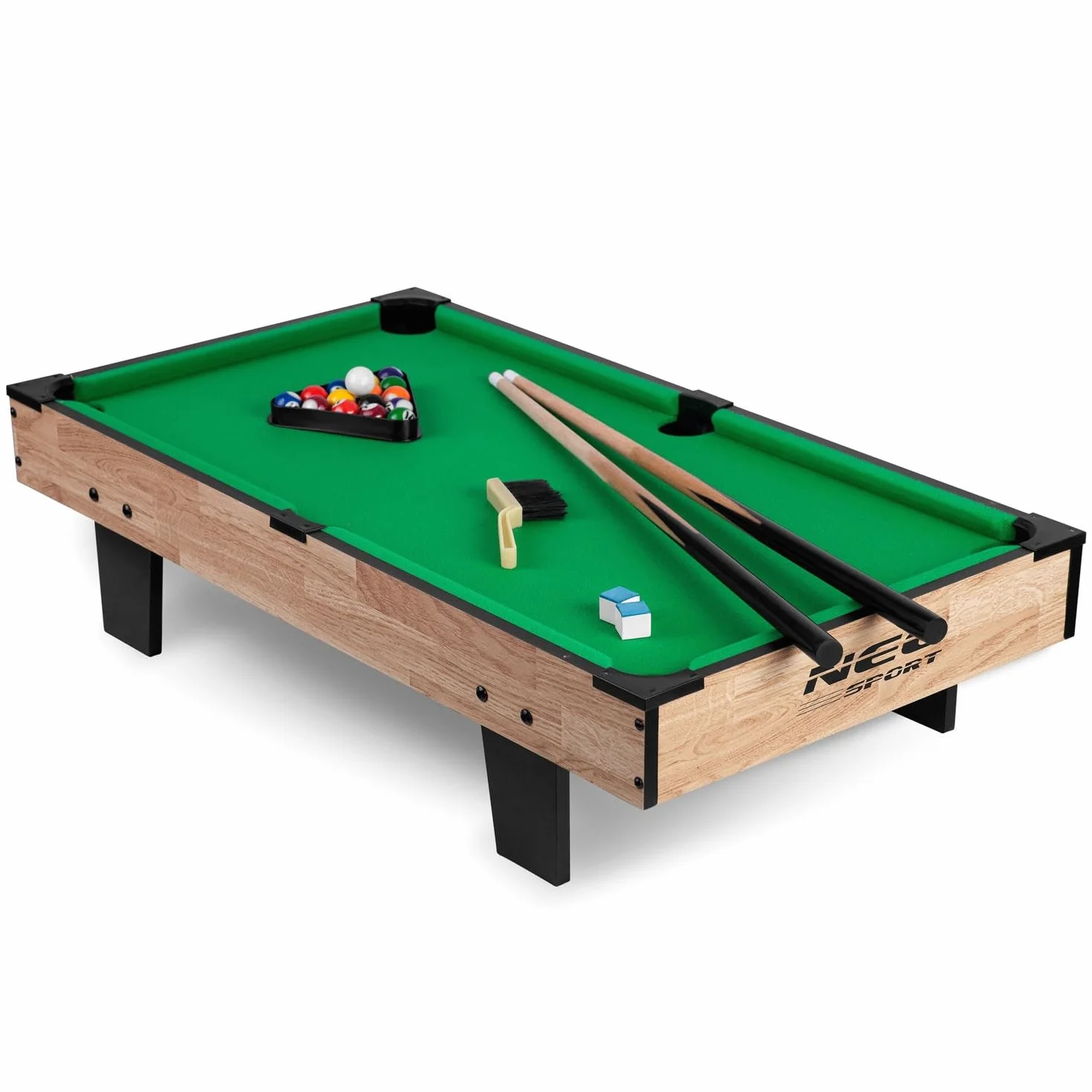 Stół do gier 4w1, gry piłkarzyki, cymbergaj, bilard, ping-pong, 43 x 82 x 32 cm, Neo-Sport