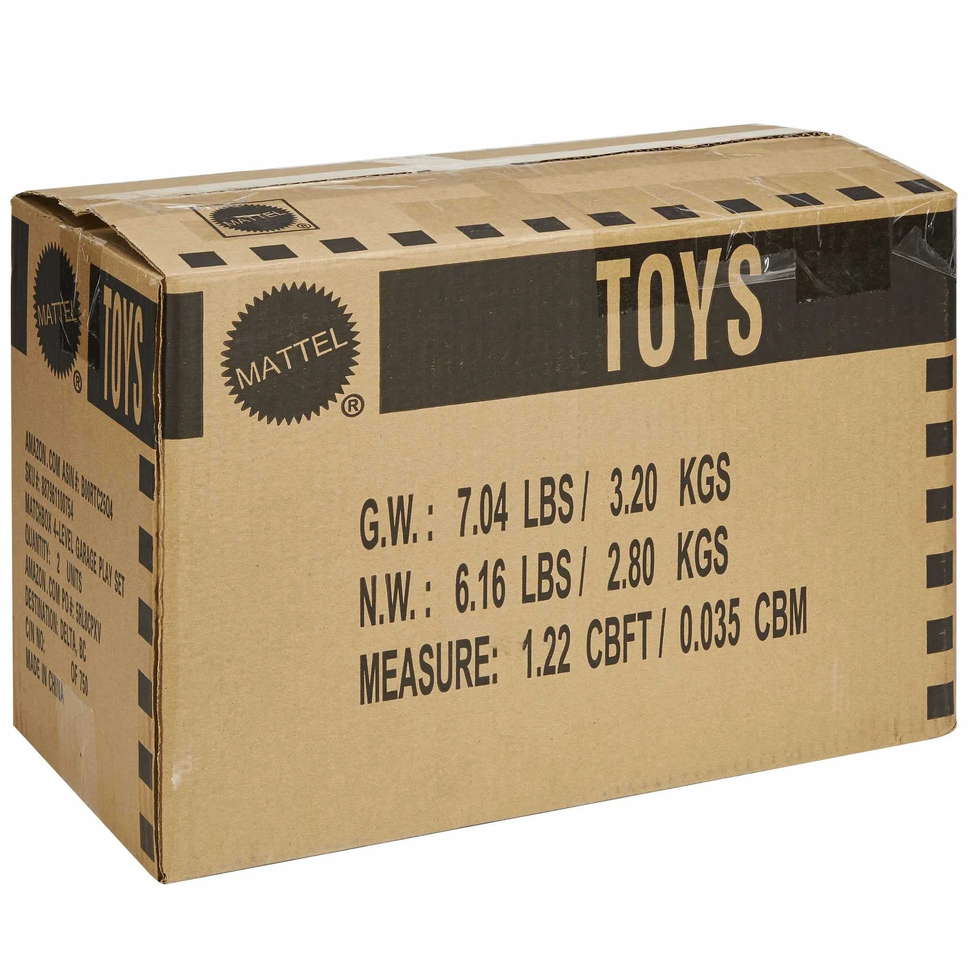 Matchbox 4-poziomowy Garaż Zestaw do zabawy dla dzieci. Znajdziesz tutaj wszystko, czego potrzebujesz, by pomknąć ku przygodom, CJM67