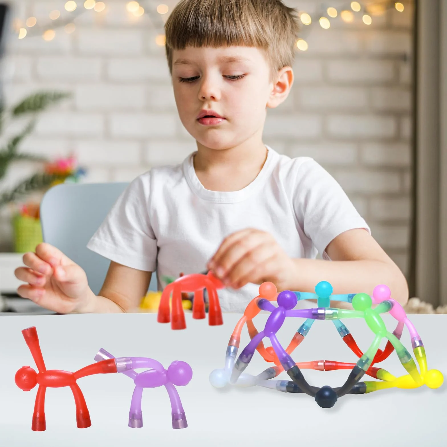 SUPINEEDO Magnetyczna zabawka podróżna dla małych dzieci, 10 sztuk, magnetyczne, zabawne magnesy dla dzieci w wieku 1, 2, 3, 4, 5 lat, samolot, klasa, restauracja, śliczna