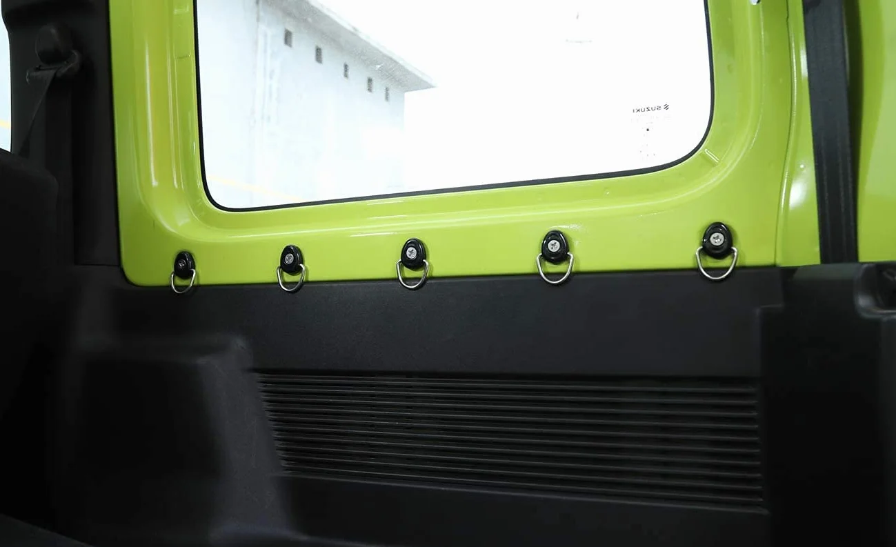10 haczyków do bagażnika samochodowego Suzuki Jimny JB64 JB74 2019-2024, do zabezpieczenia toreb bagażowych